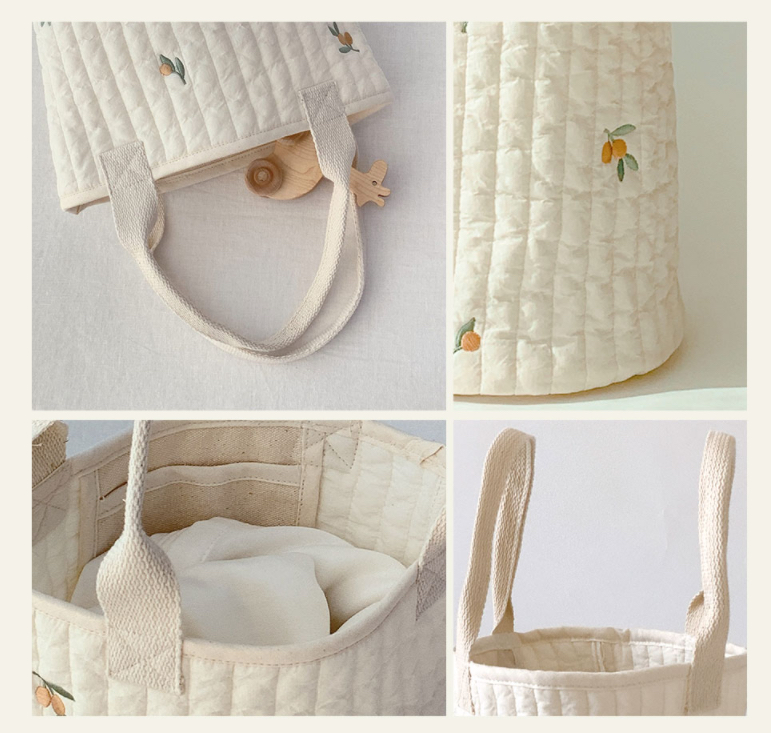 Dottodot 棉質衍縫一手包