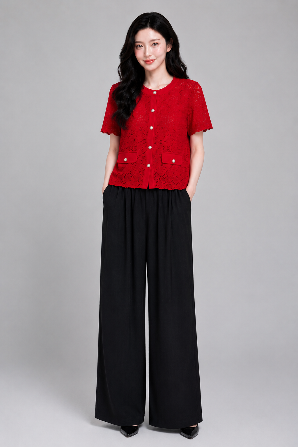923090 Celestine Lace Cardigan