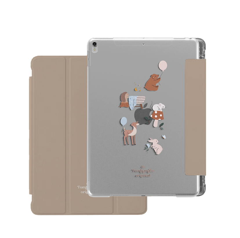 【The Forest Story】透明磨砂書本式 iPad Case