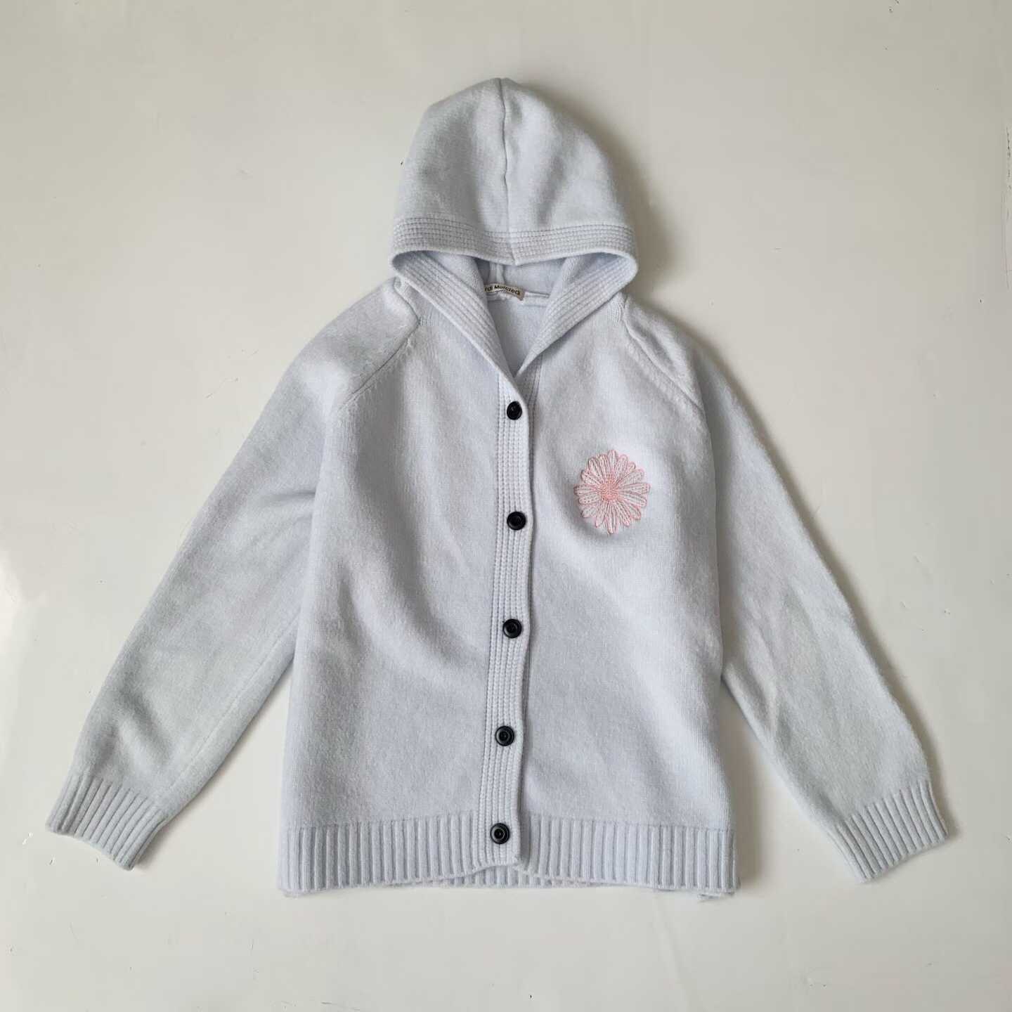 預訂 Mardi刺繡毛衣連帽開襟外套 [貨號26A1601]