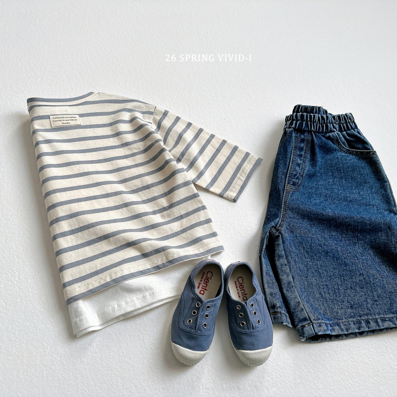 🌸預訂 韓國直送🌸🇰🇷VIVIDI寬版八分闊腳牛仔褲