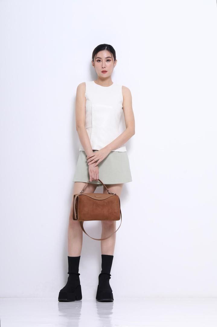 两侧拉链百塔裤裙 1391