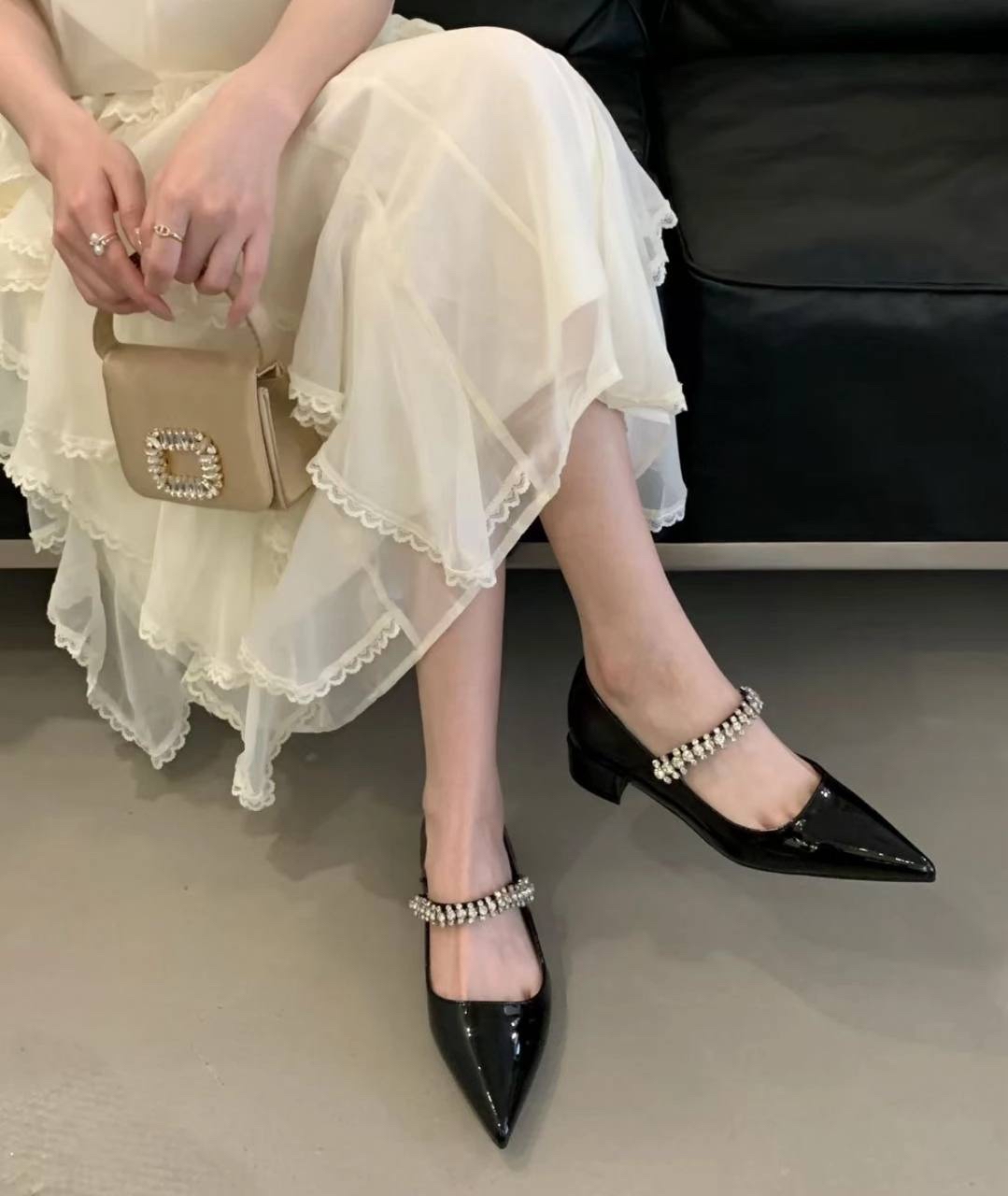 精選貨品優惠✨訂貨📮Jimmychoo bing 2.5cm pump Size 36/36.5/37/37.5/38