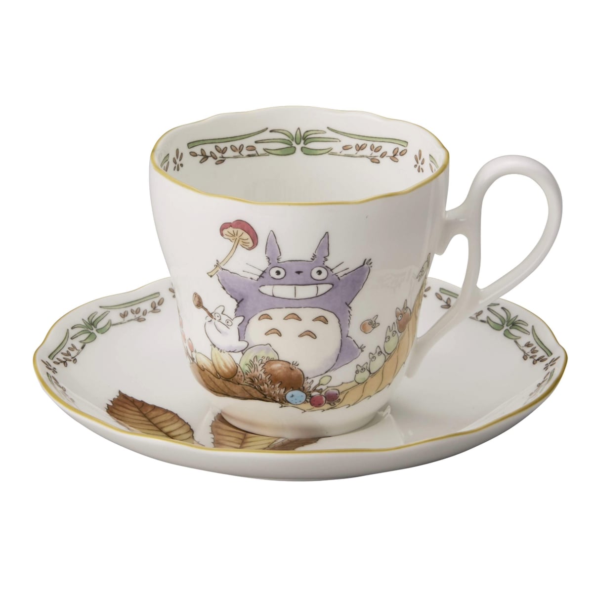 龍貓 茶杯 （拿蘑菇）