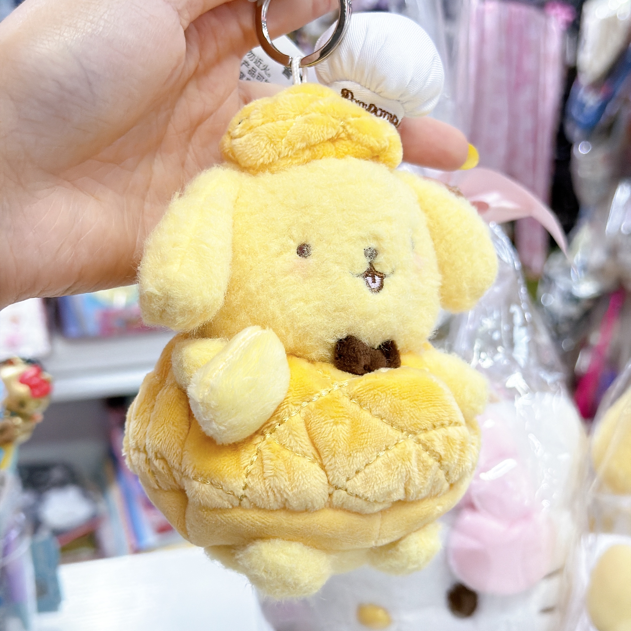 上海Sanrio限定甜點系列布甸狗Kurumi肉桂狗Kitty公仔掛飾