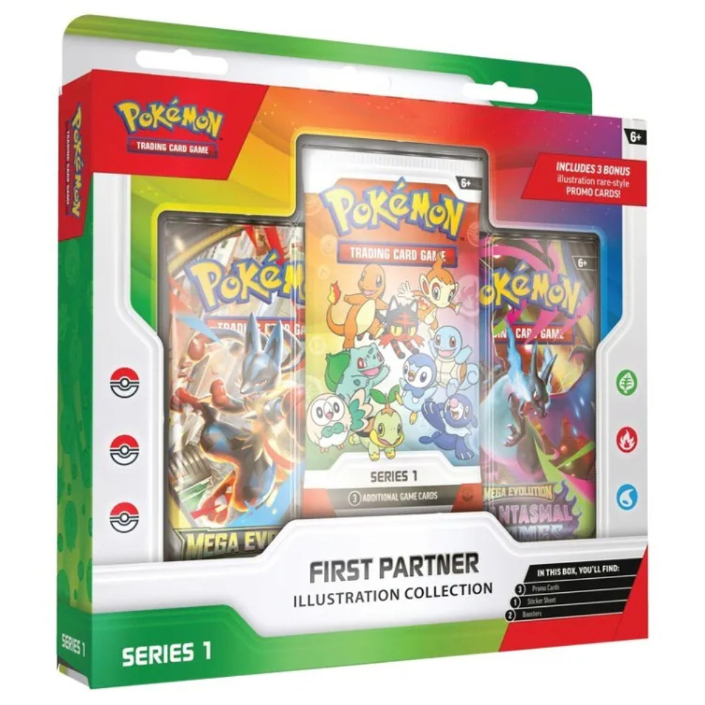 門市現貨｜Pokemon寶可夢 - 美版 PTCG First Partner Illustration Collection Series 1 2026 30週年 初代夥伴插畫收藏系列禮盒