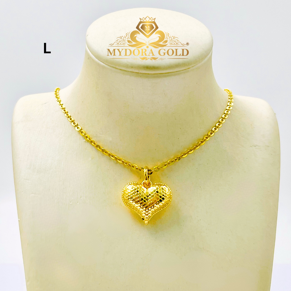 MYDORA Loket Sisik Love Gemuk Full Gold (5G) l EMAS 916/22K