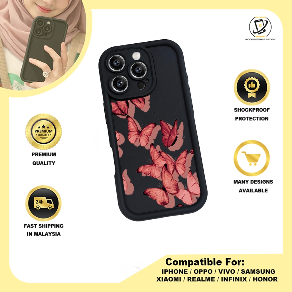 TPU DESIGN CASE PHONE FOR HONOR - DESIGN BUTTERFLY F