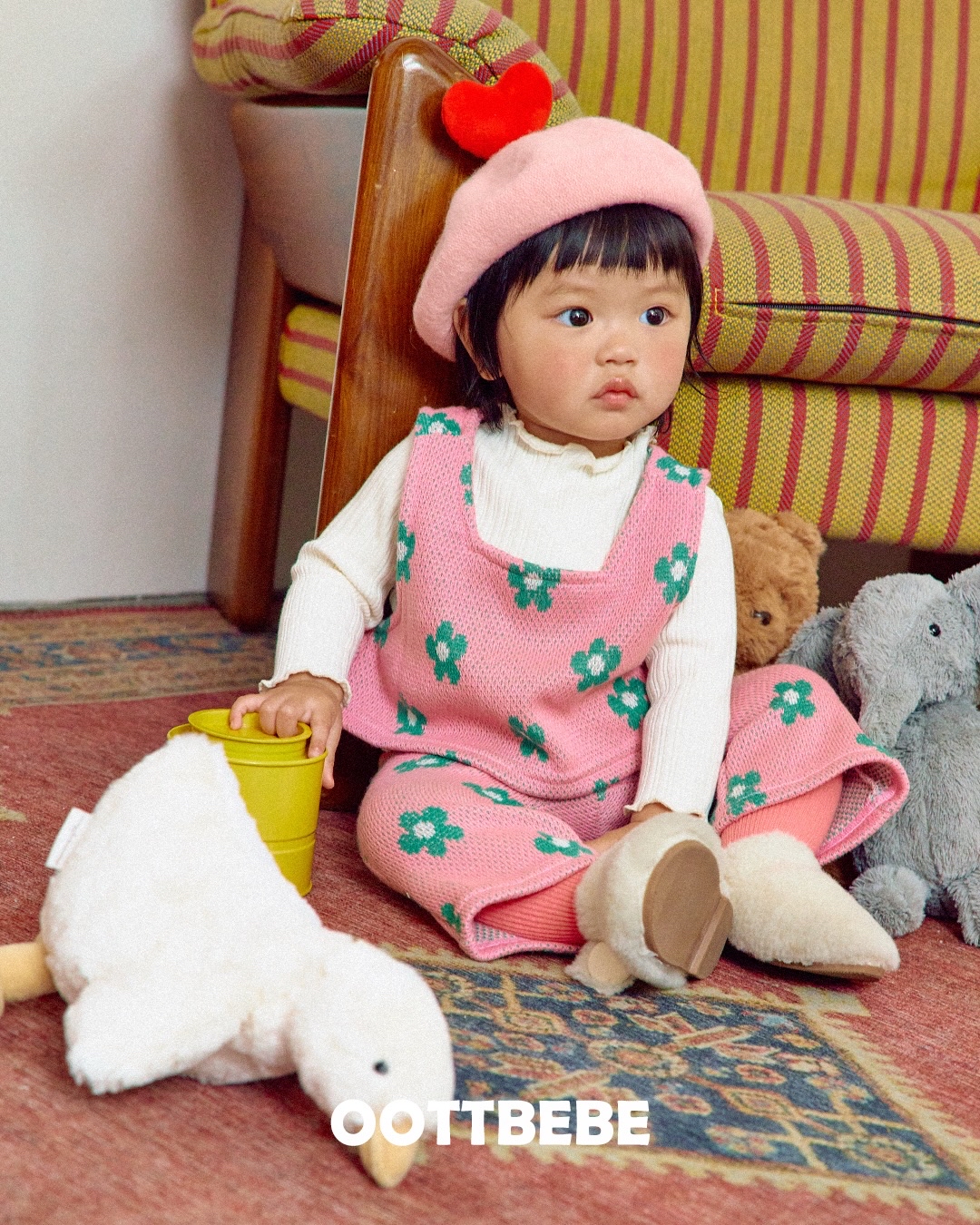 OOTT | Flower knit set