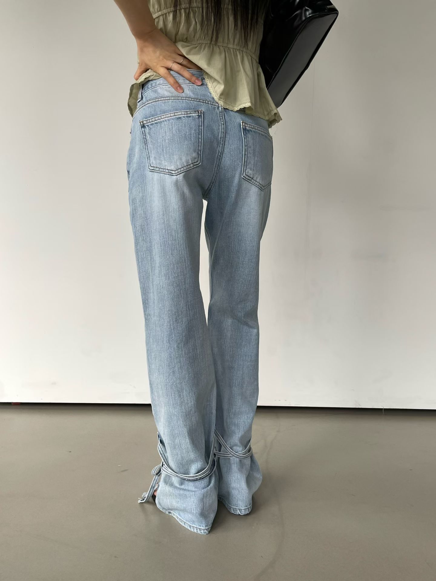 東大門女裝Find | ribbon denim 