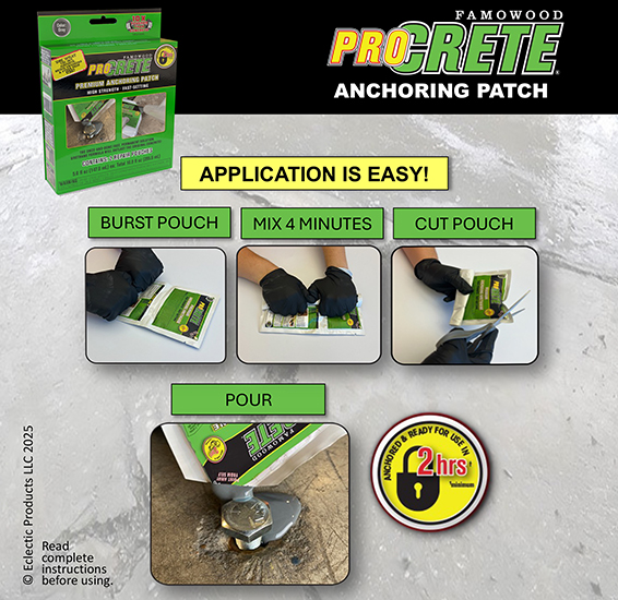 PROCRETE PREMIUM ANCHORING PATCH 高級錨固修補劑