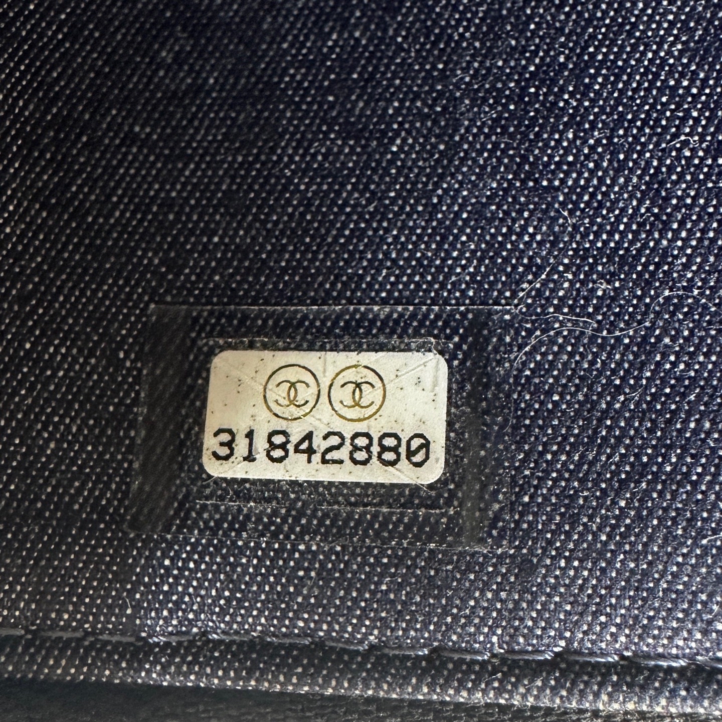 【預訂貨品】Chanel黑金羊皮化妝包