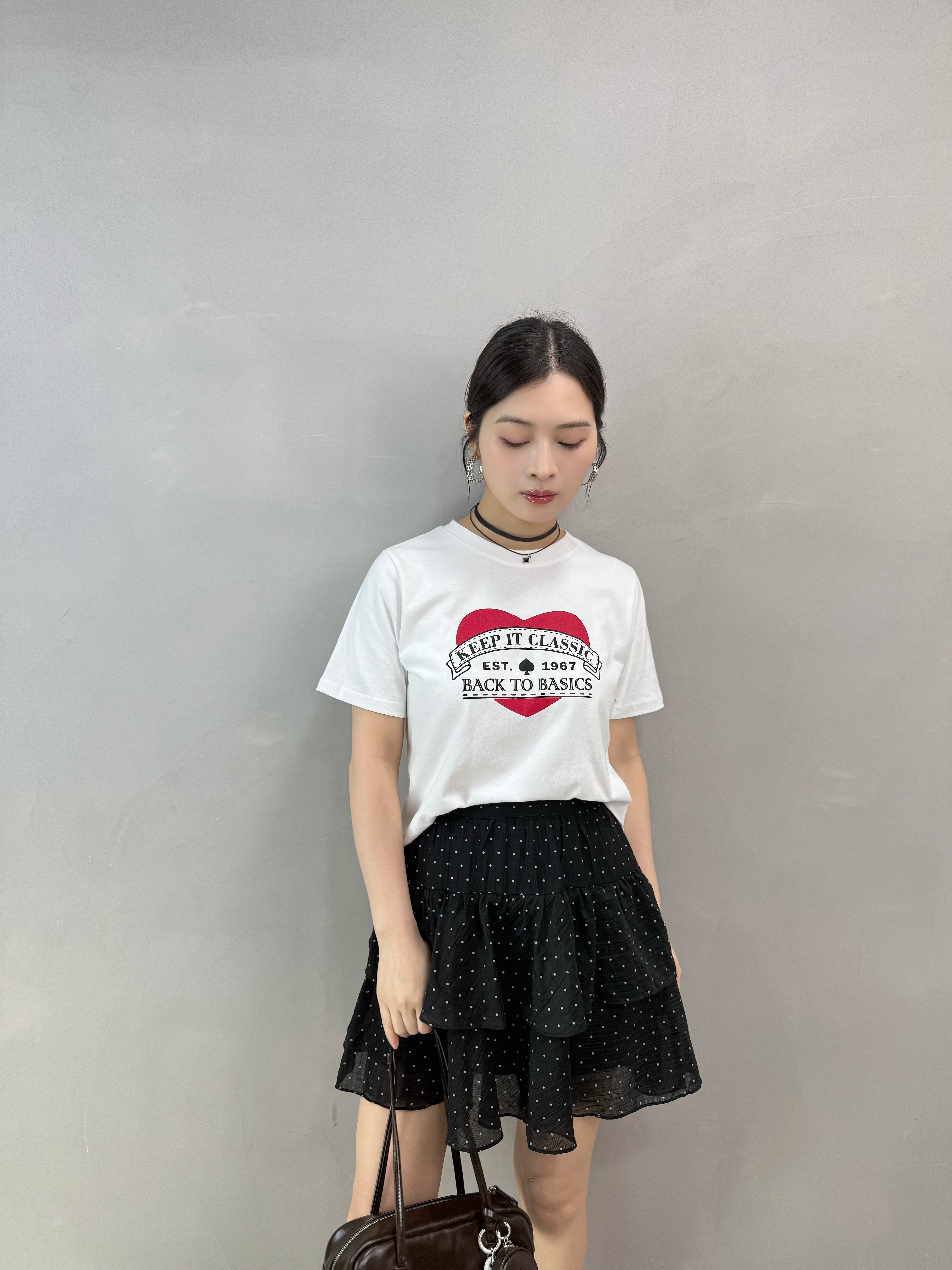 R75 葵扇Print Tee