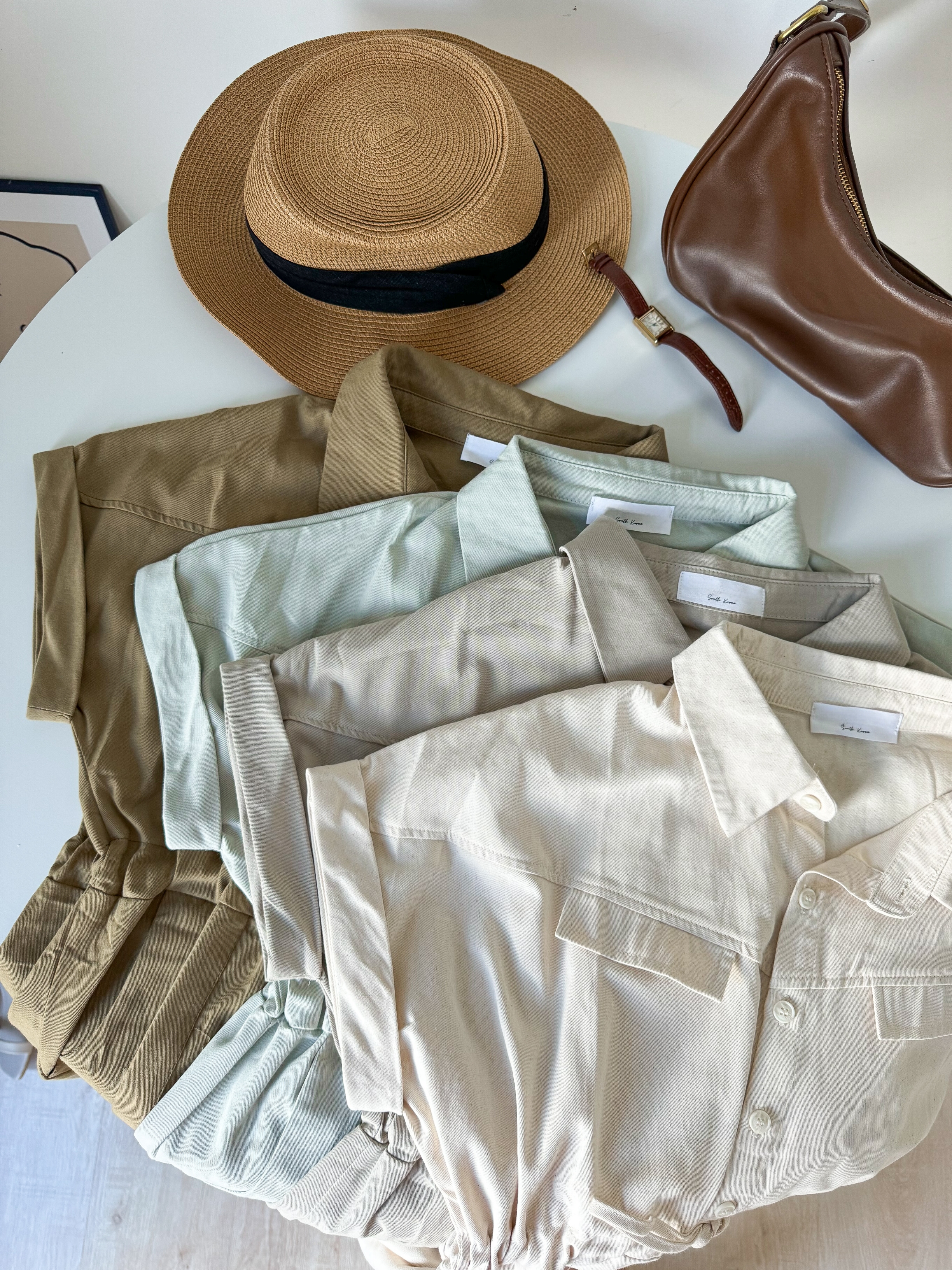 Emma Jumpsuit 懒人穿搭！小个子Polo领美式复古工装风连体裤 （ 4 Colours ）