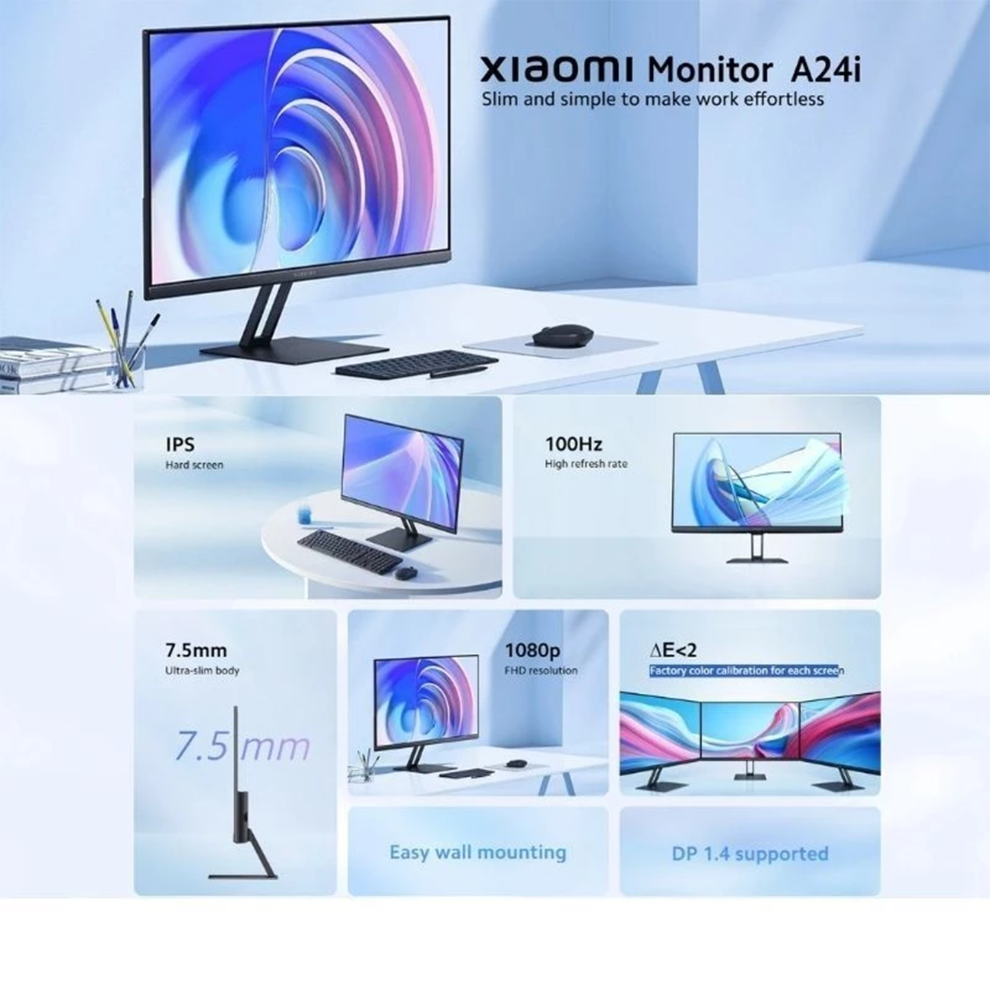 Xiaomi 24" A24i FHD IPS Monitor 100Hz (ELA5446UK)