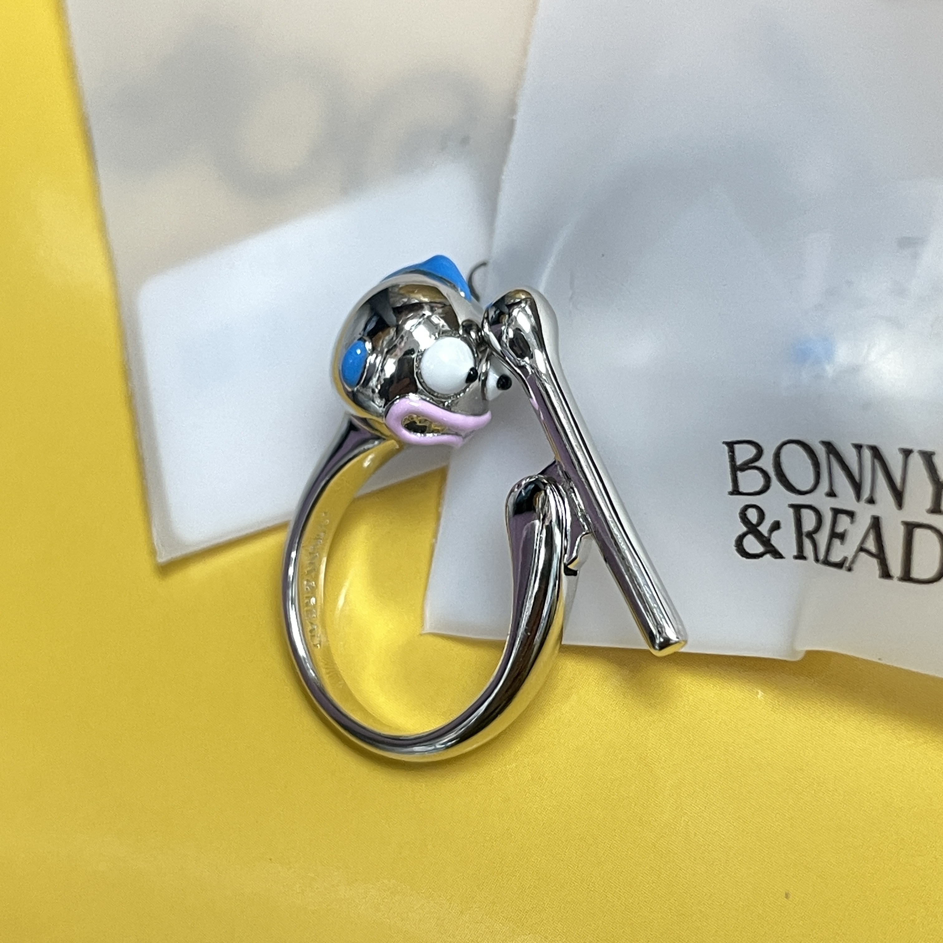 🈶現貨 台灣限定 Bonny&Read 三麗鷗 Sanrio Hangyodon Wooden Fish Ring 水怪 木魚戒指