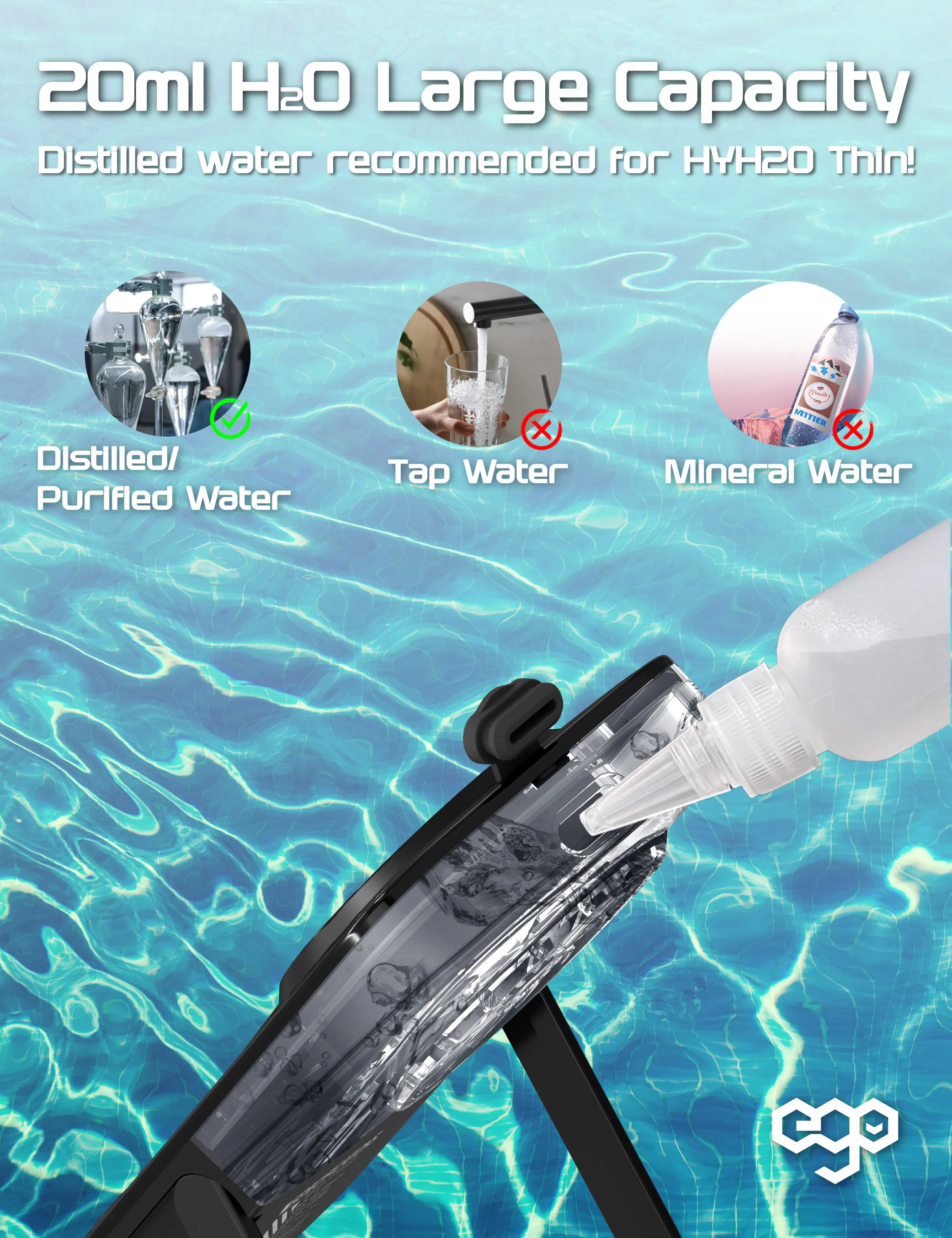 香港行貨 ego HyH2O Thin 噴霧水冷風扇 p1