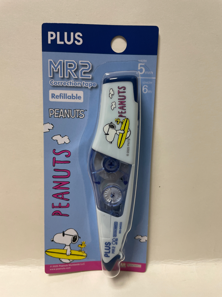 Plus Peanuts correction tape 5mm X 6m