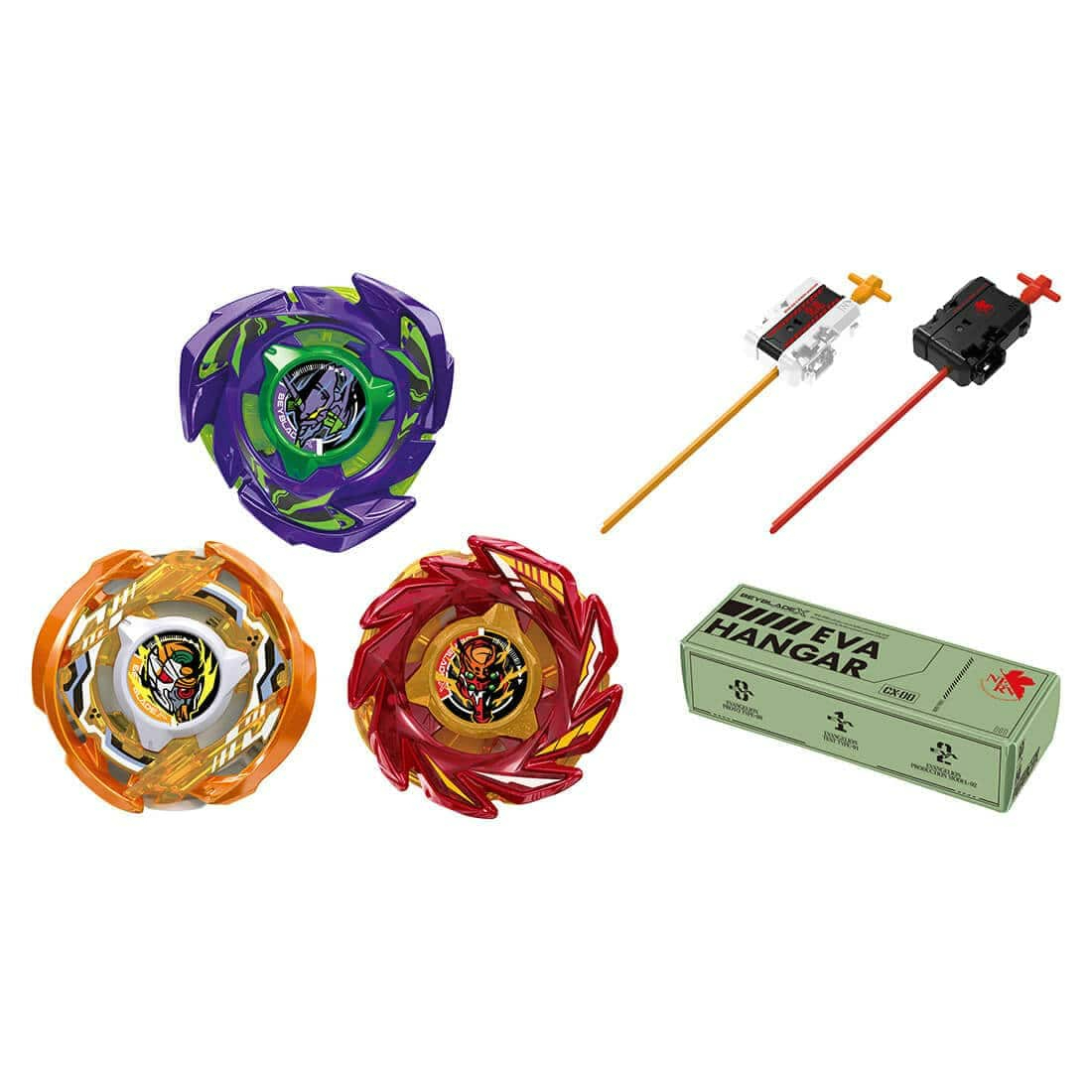 Takara Tomy 爆旋陀螺X Beyblade X CX-00 EVA Deck Set 新世紀福音戰士套裝 (行版)