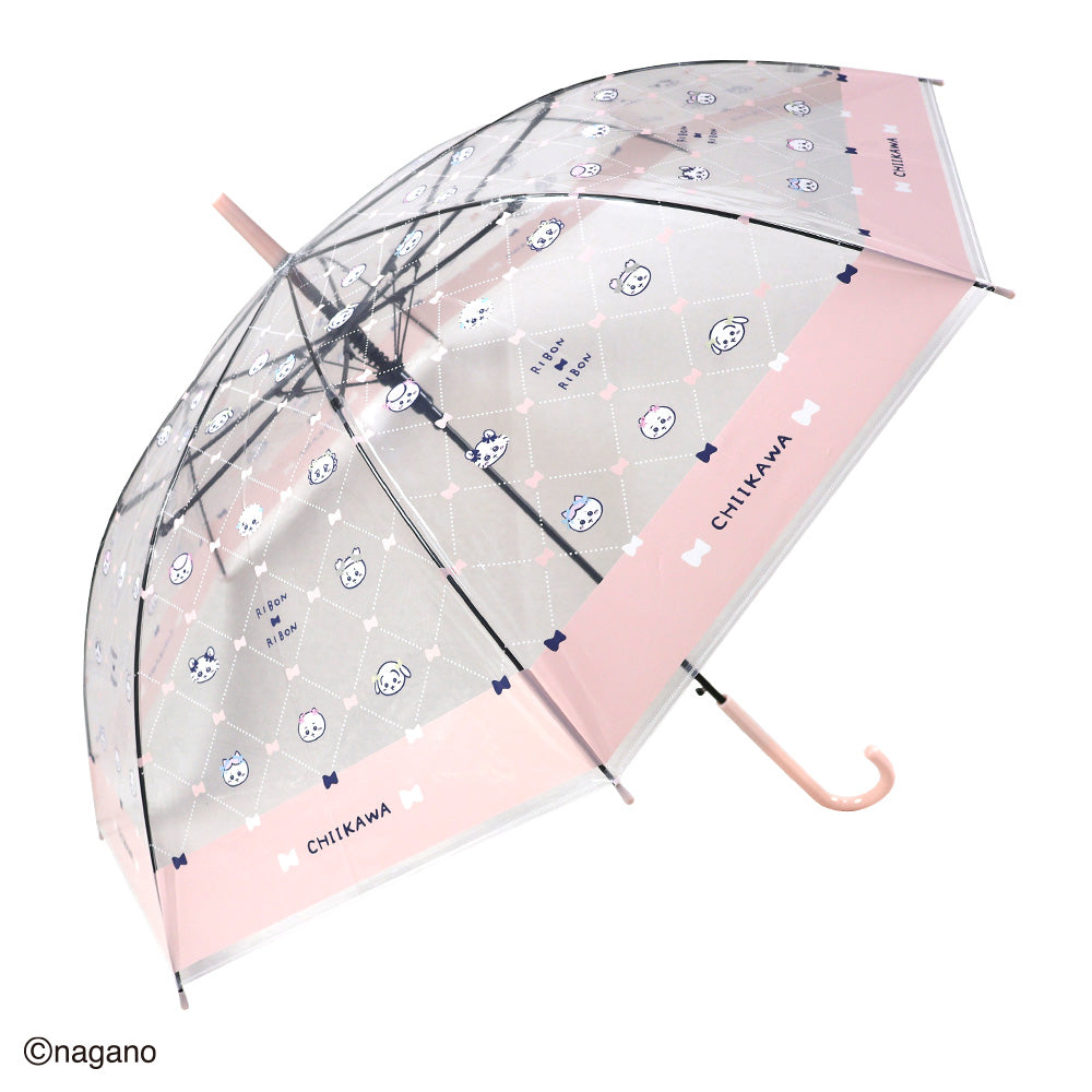 🎀【預訂】 Chiikawa 長膠明雨傘58cm 蝴蝶結