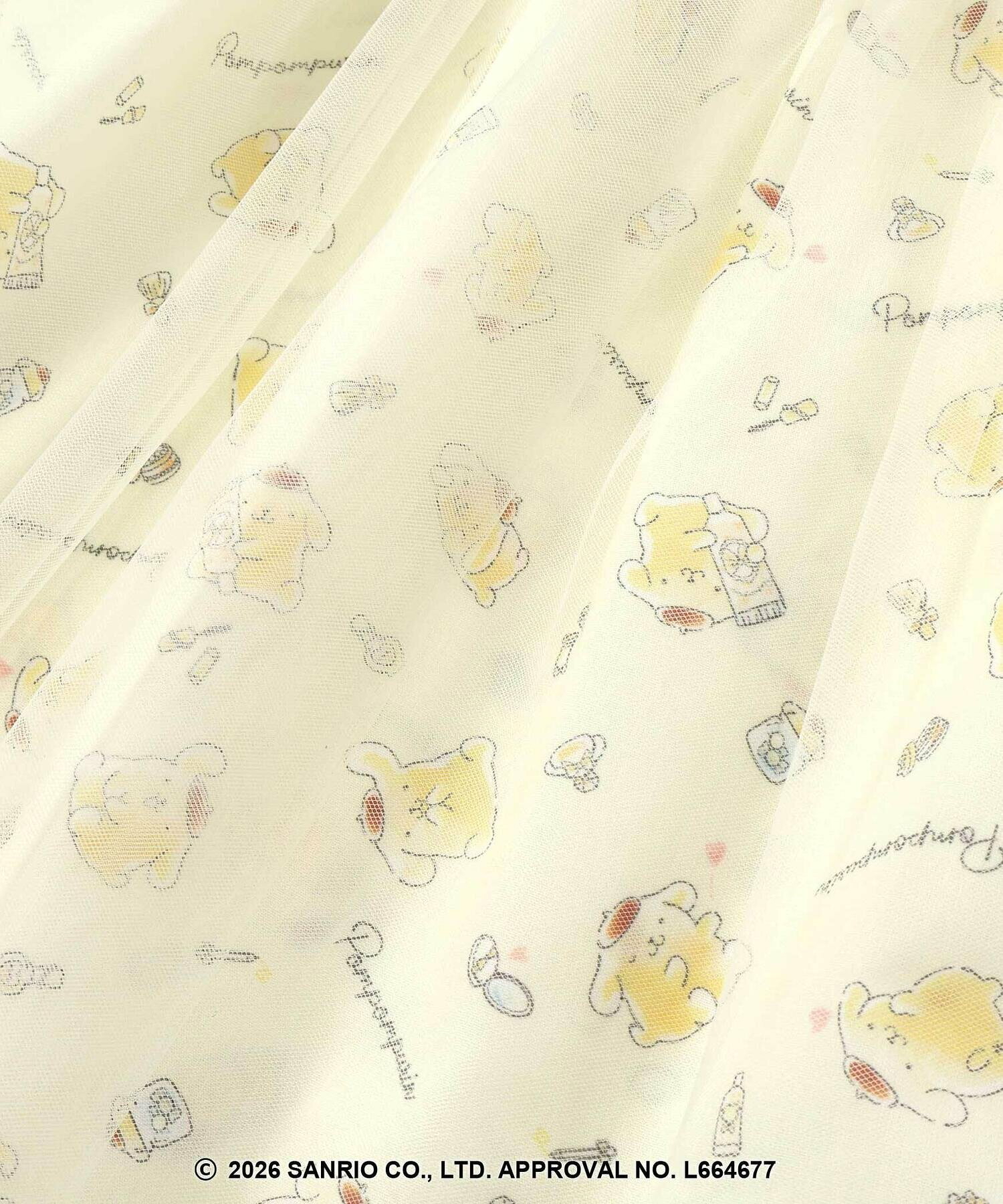 🇯🇵預訂 日本直送🇯🇵Slap Slip x Sanrio系列兩色人物印花頸鏈刺繡薄紗短袖連身裙