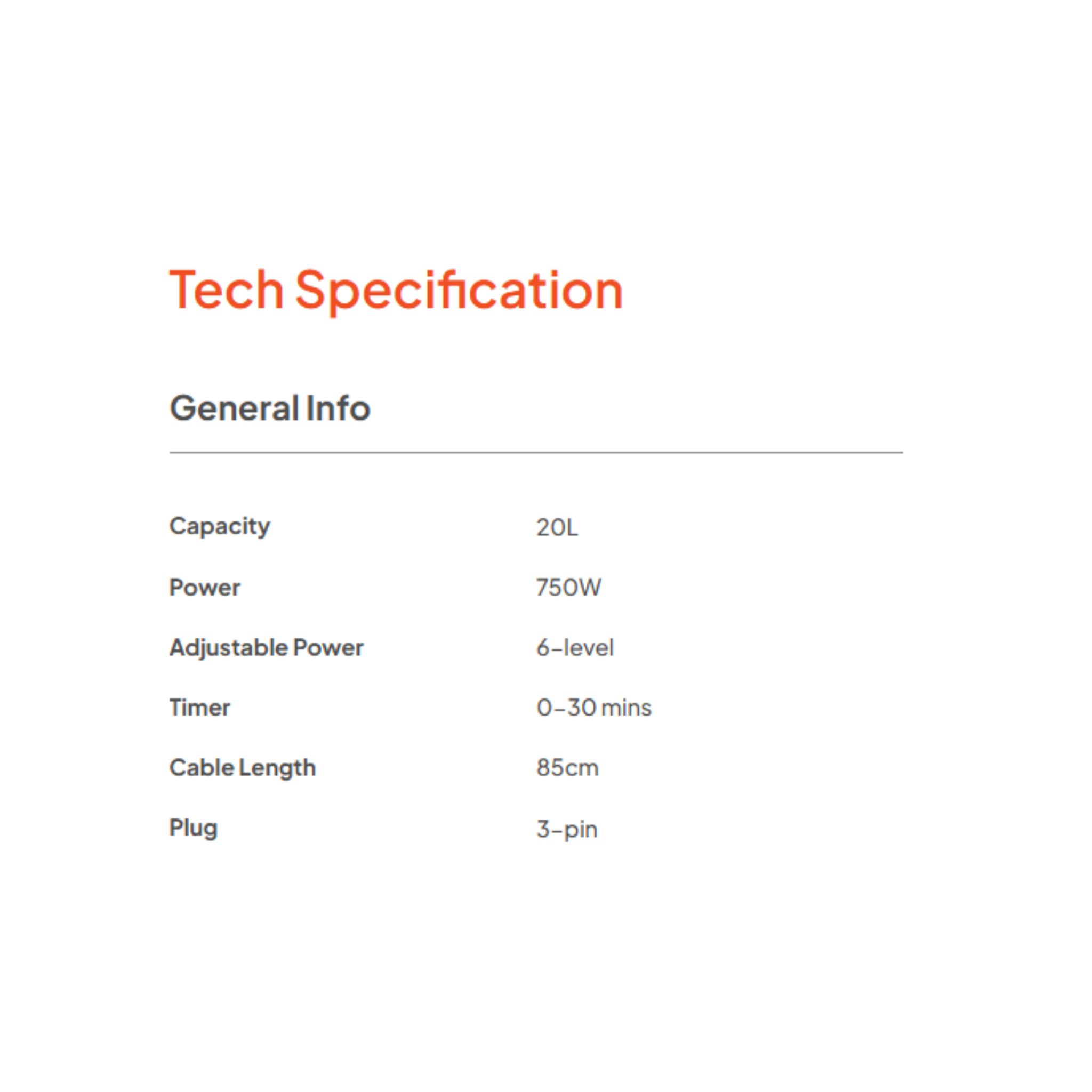 Russell Taylors 20L Microwave Oven Black (M1)