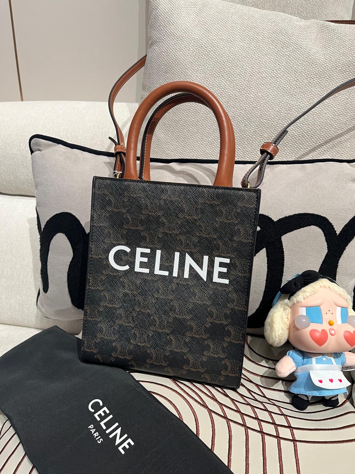 未使用品 Celine mini vertical cabas tote bag   100%Authentic,unused 未使用品 ✅收據✅dust bag 