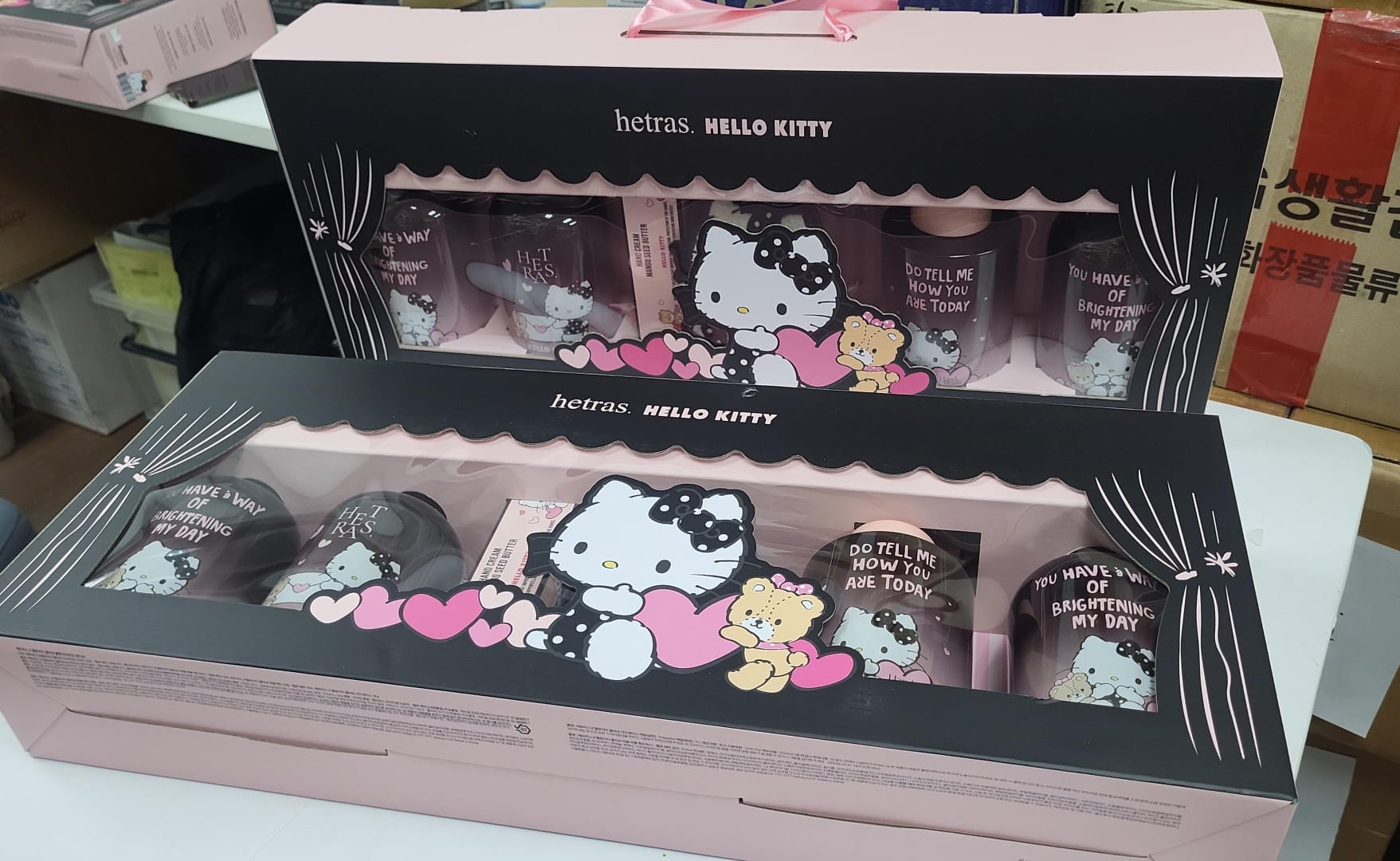 韓國限購限量🔥hetras. x Hello Kitty Black Limited Gift Set (現貨品)