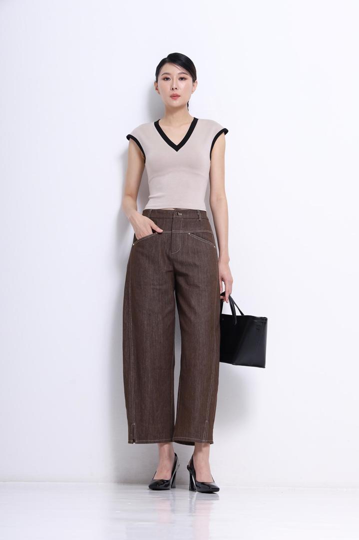 V领出袖上衣 2702