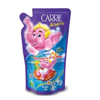Carrie Junior Baby Hair & Body Wash Refill Pack - 500g - DOUBLE MILK