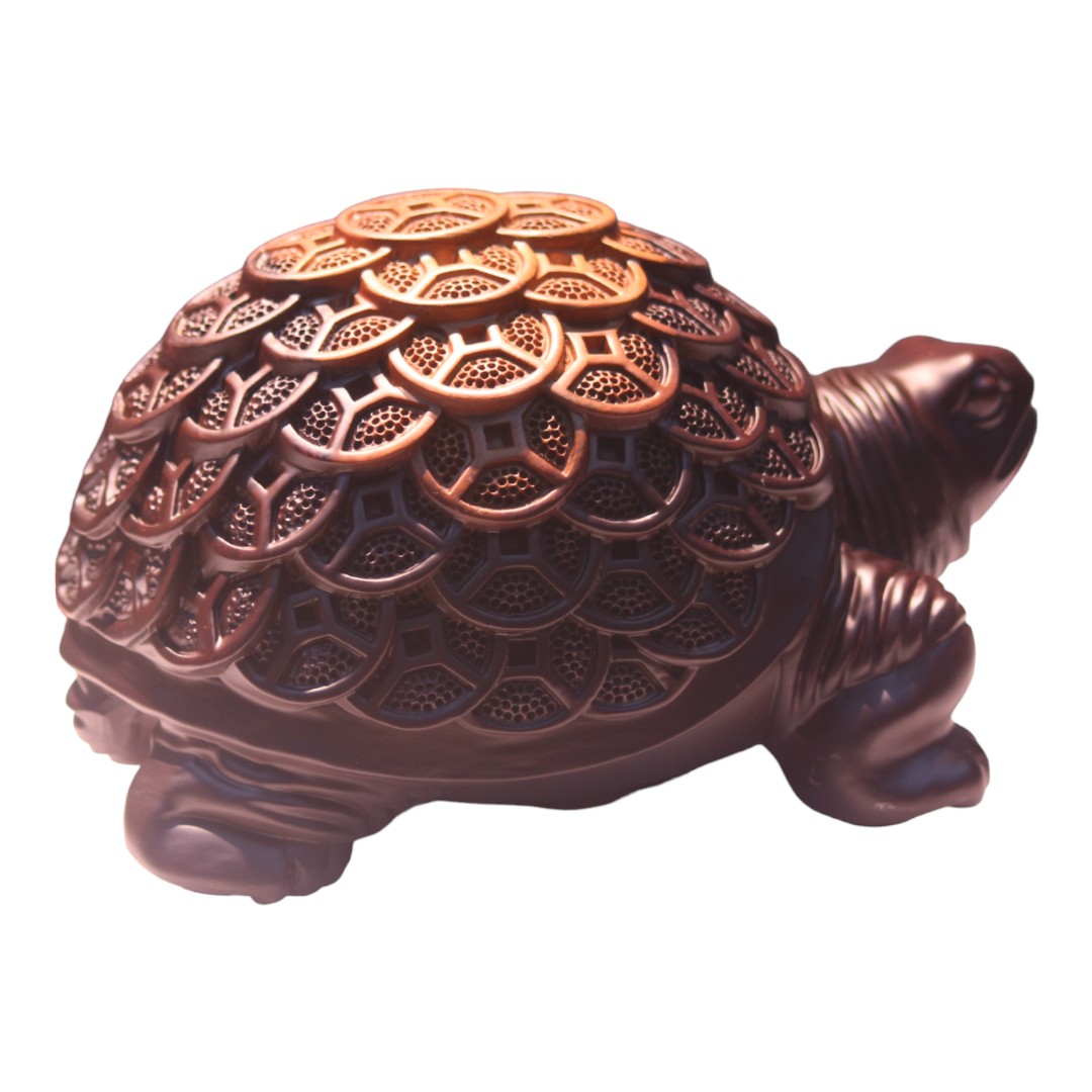 招財金錢龜  烏金色
