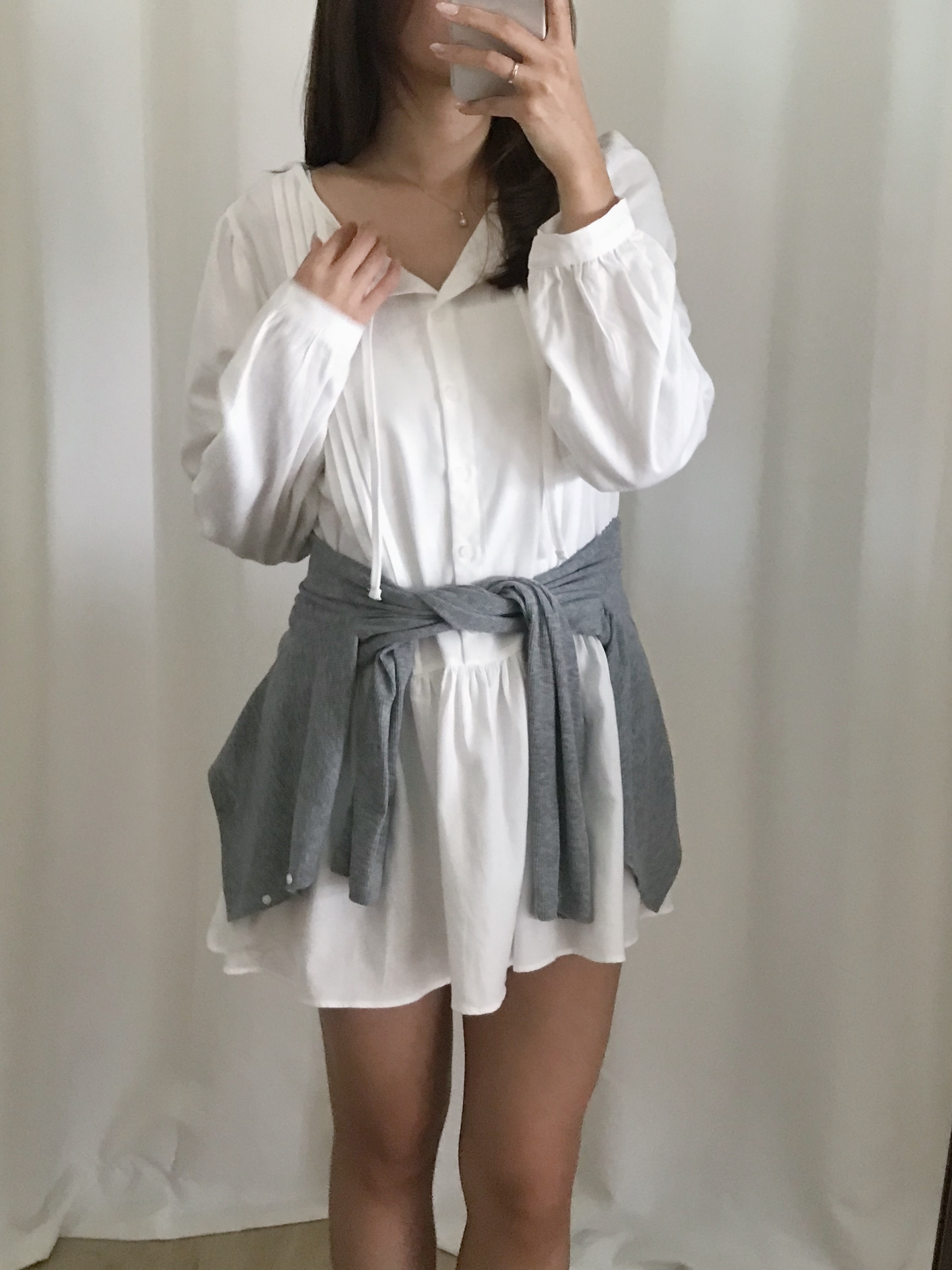 法式洋氣傘傘連身裙(兩色入)