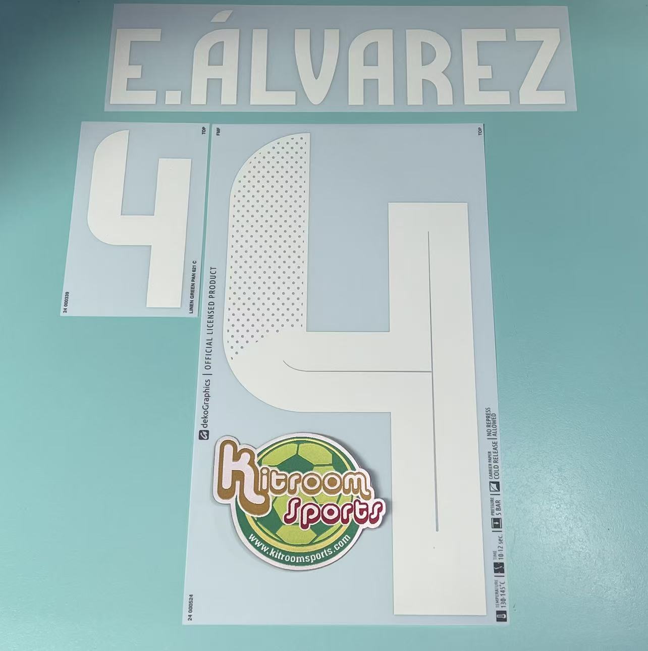 2024 Mexico Home Nameset #4 E.ALVAREZ