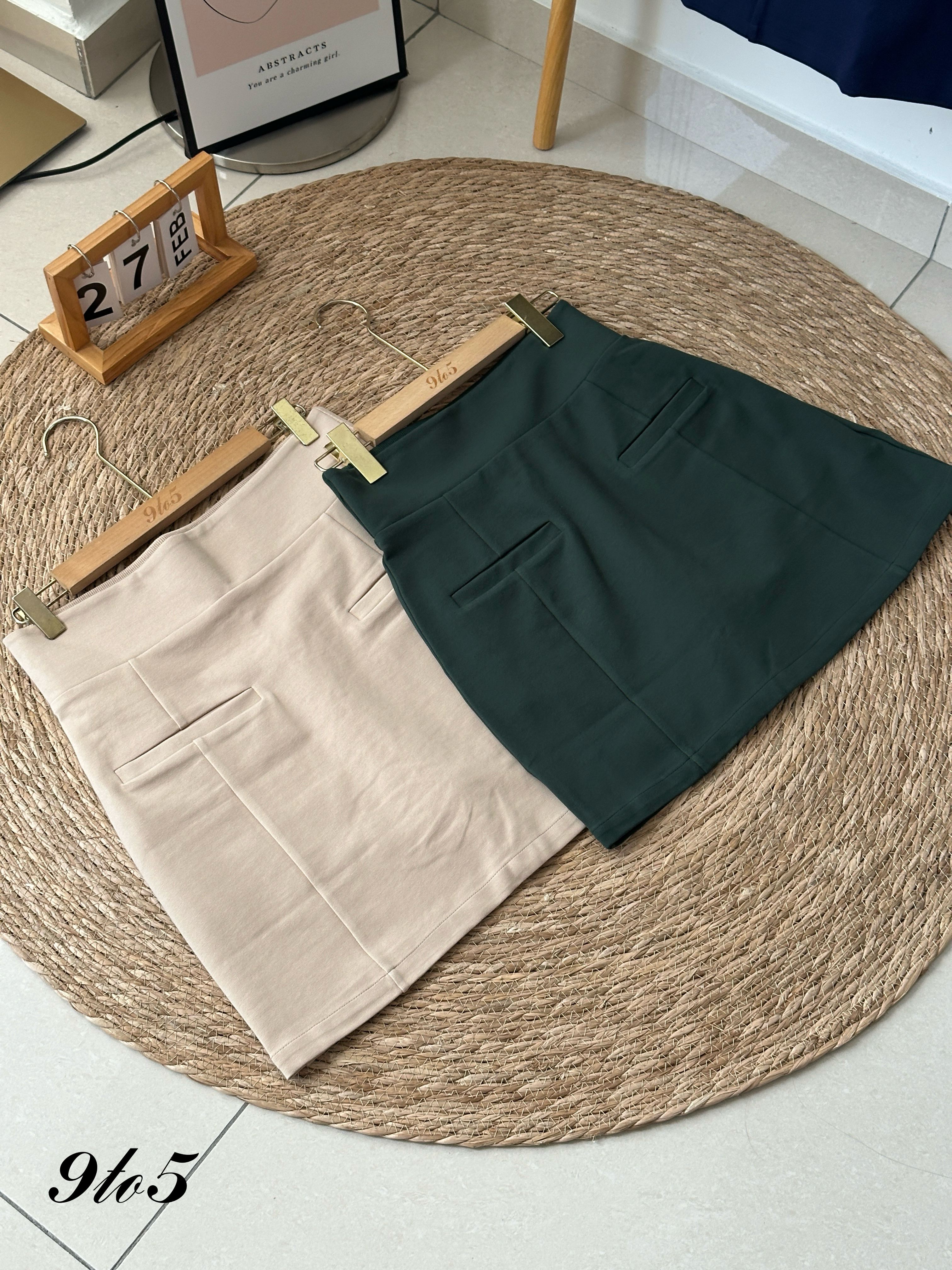 S1793 A Line Short Skirt - 4 Colors