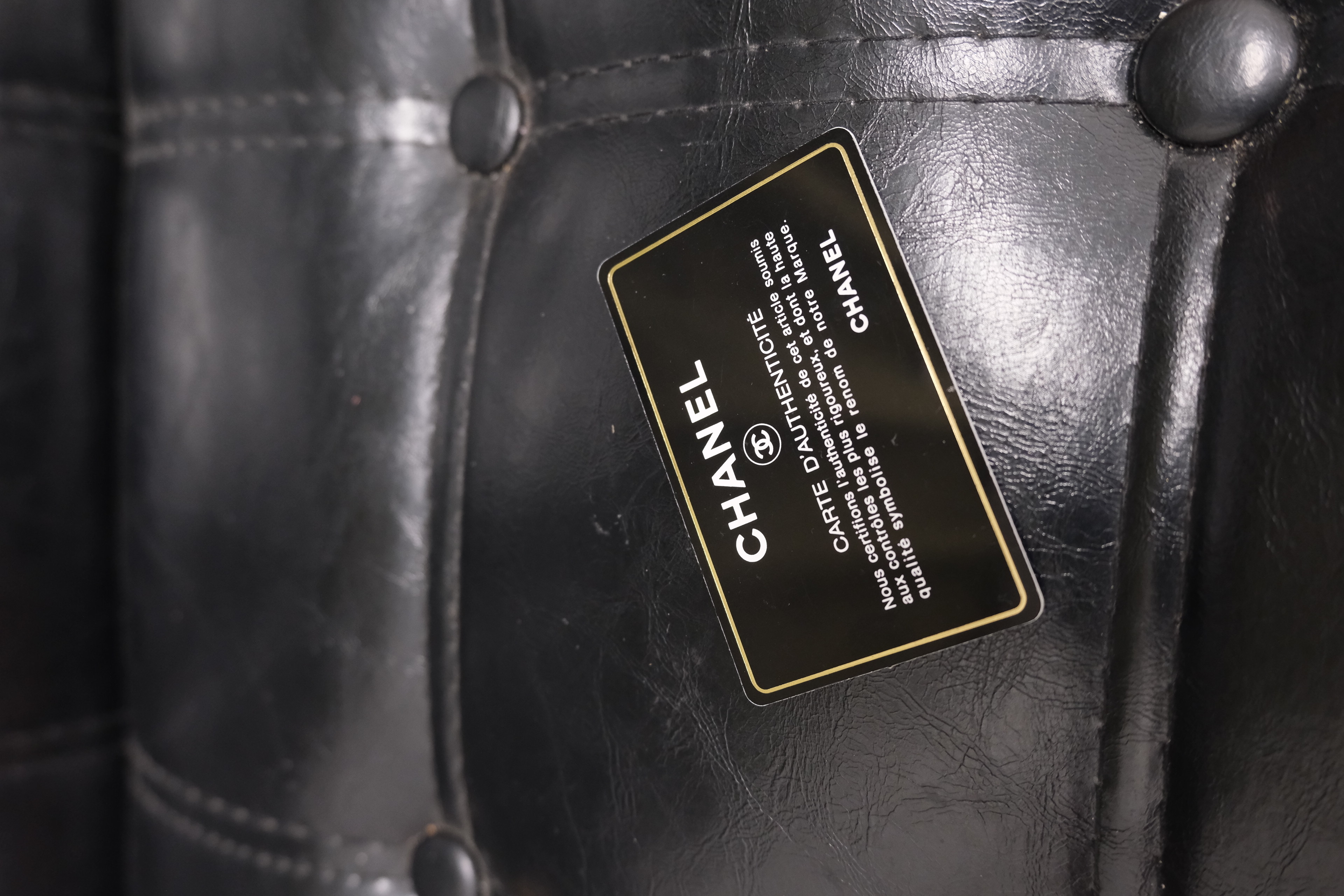 Chanel Camelia Leather Chain Wallet Pink Gold