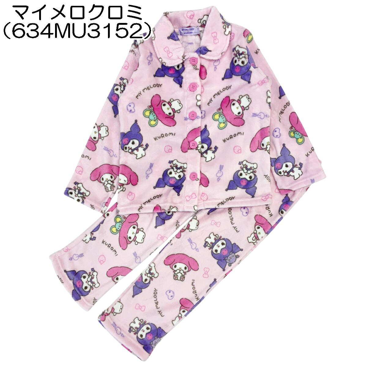 🆕【⭐訂購⭐】🇯🇵日本直送 🌀#Sanrio 前開襟鈕扣家居服套裝 [5款選] 🌀 [PLJA-0220] [261123]