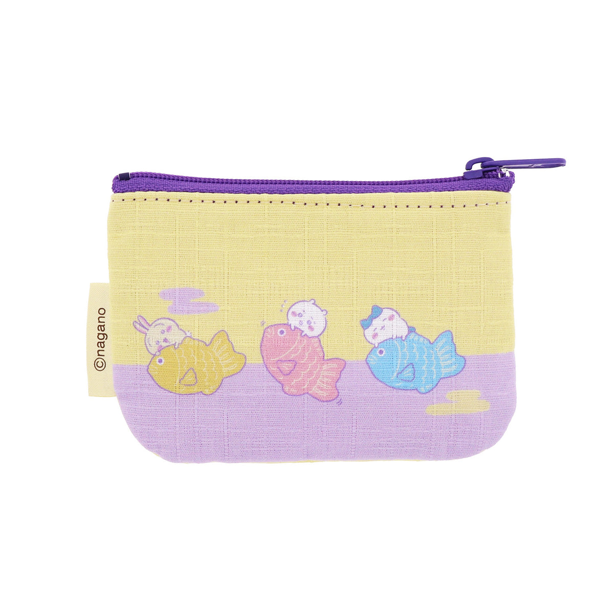 現貨｜Chiikawa ちいかわ 川越店 MOGUMOGU本舖限定 日本製 鯛魚圖案 和風布料 小袋 / 散紙包 (CMK041)