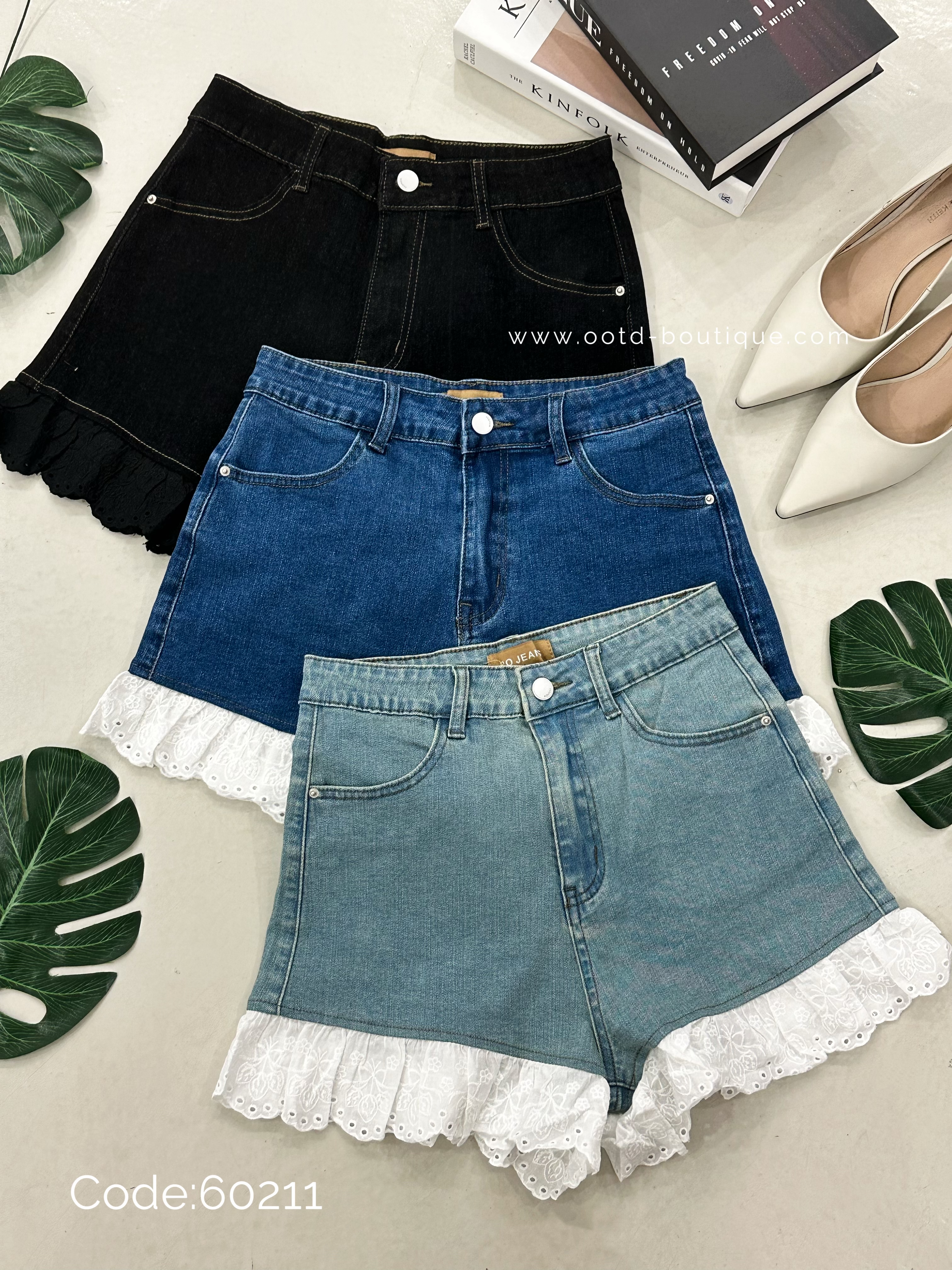 60211 JEANS SHORT PANT 