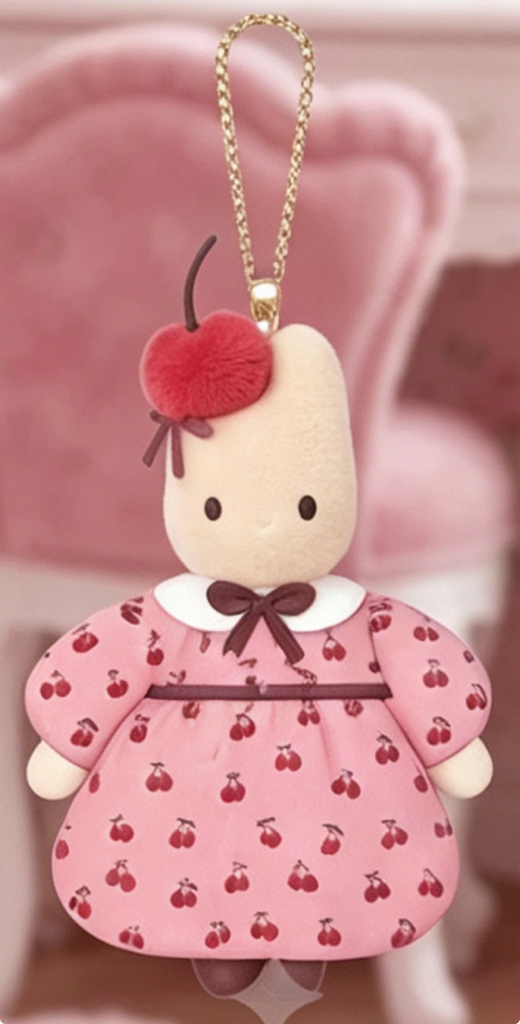 [12月尾到貨] 12月Sanrio 新款櫻桃碎花系列掛飾