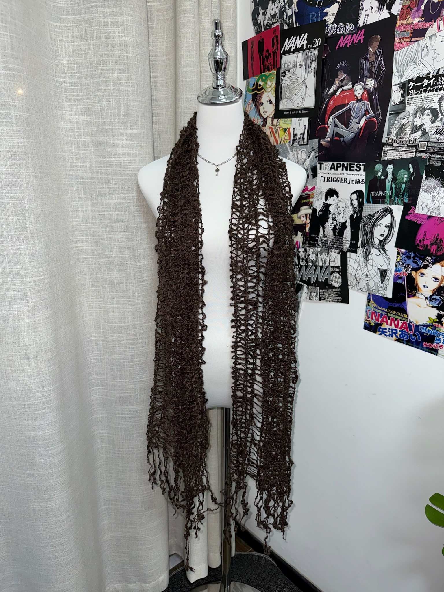 Fishnet Grunge Scarf