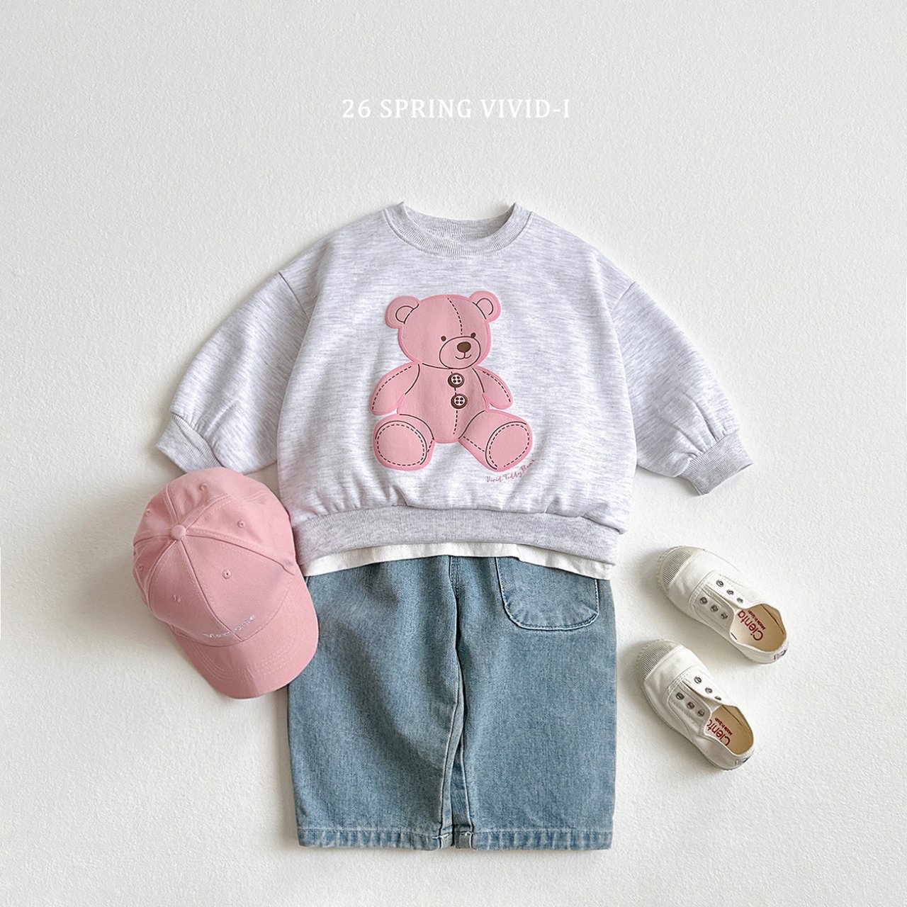 🌸預訂 韓國直送🌸🇰🇷VIVIDI兩色口袋寬鬆闊腳牛仔褲