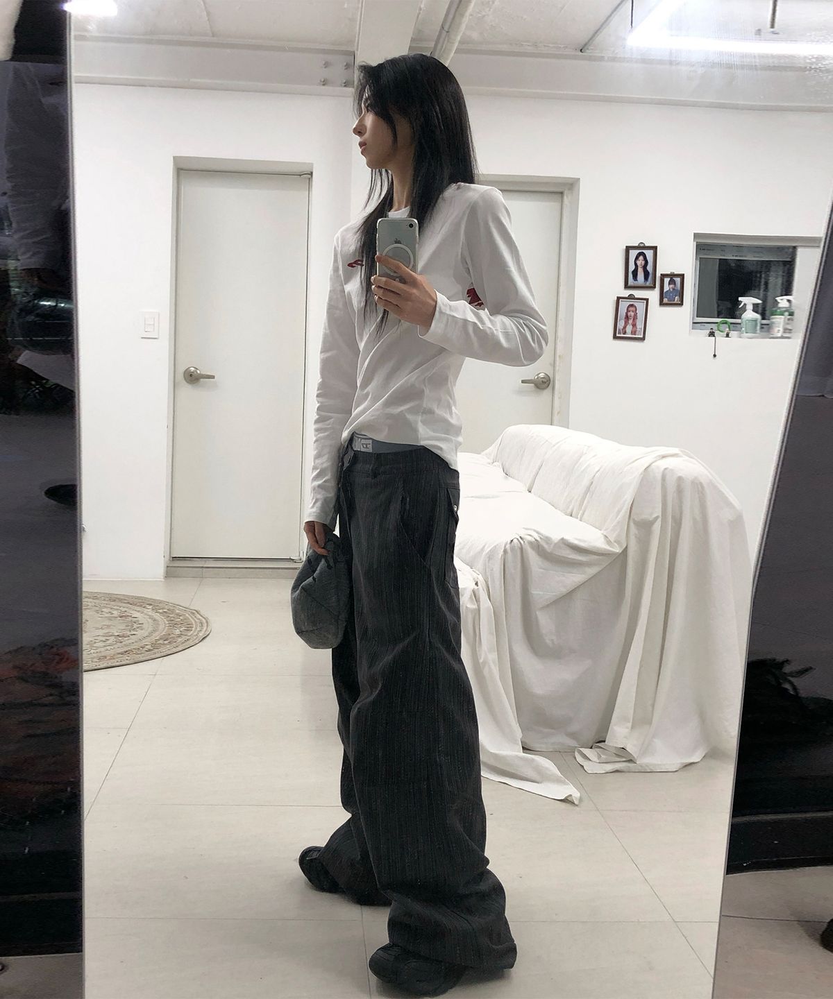 🇰🇷訂購｜tansanmagnesium｜Cotton wide studded pants 2色 