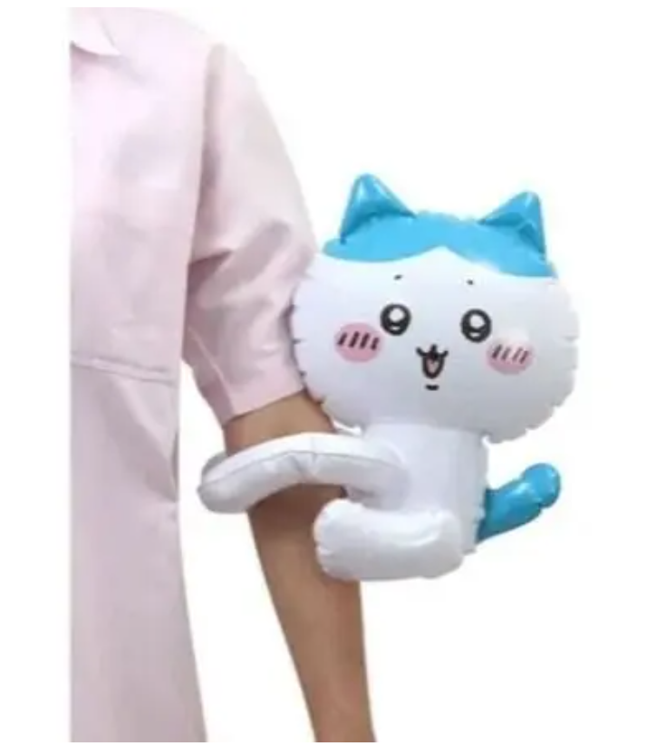 Chiikawa 吉伊卡哇 抱抱造型 氣球 慶祝佈置 派對氣球 (小八貓) 平行進口