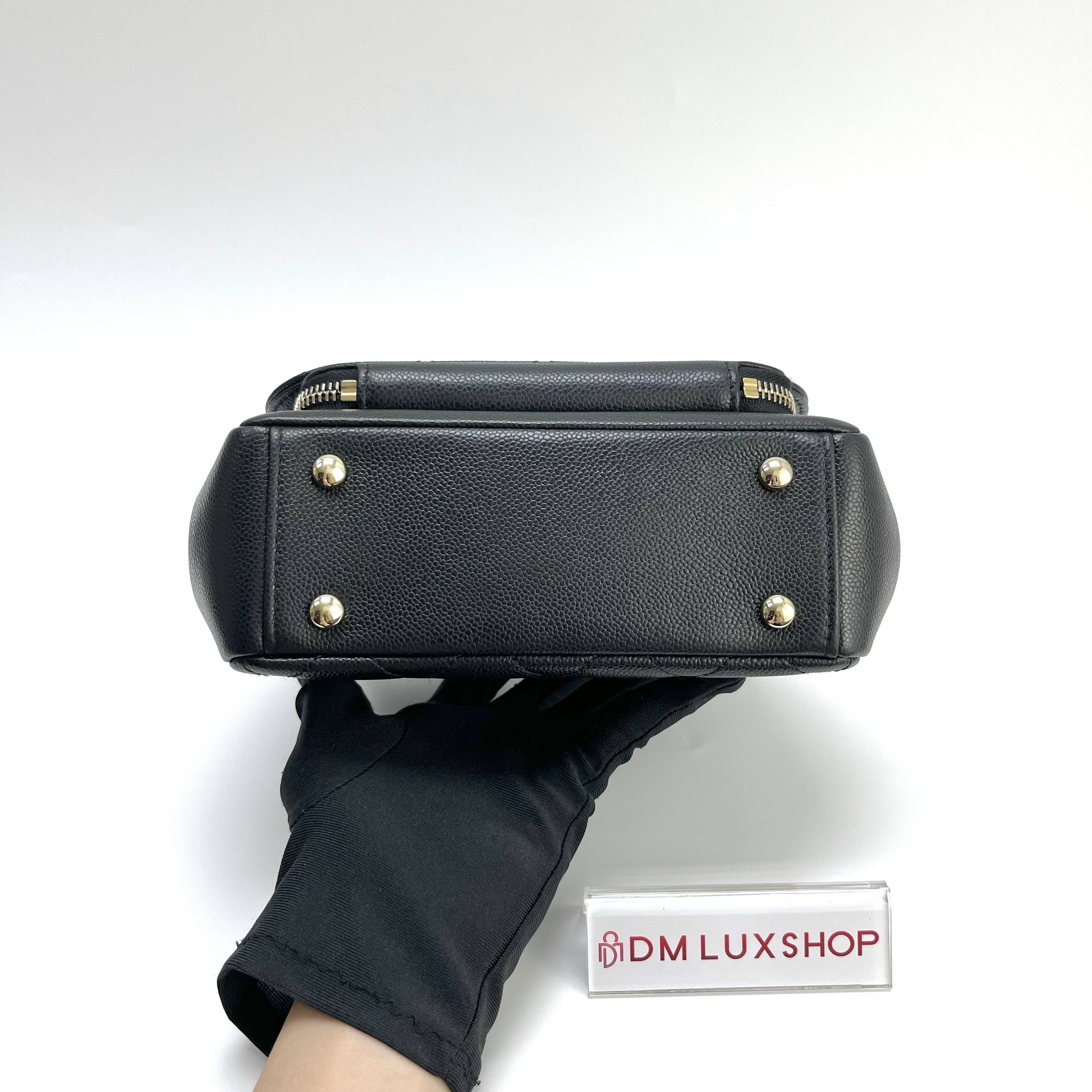 Chanel Black Caviar Business Affinity GHW (Microchip)