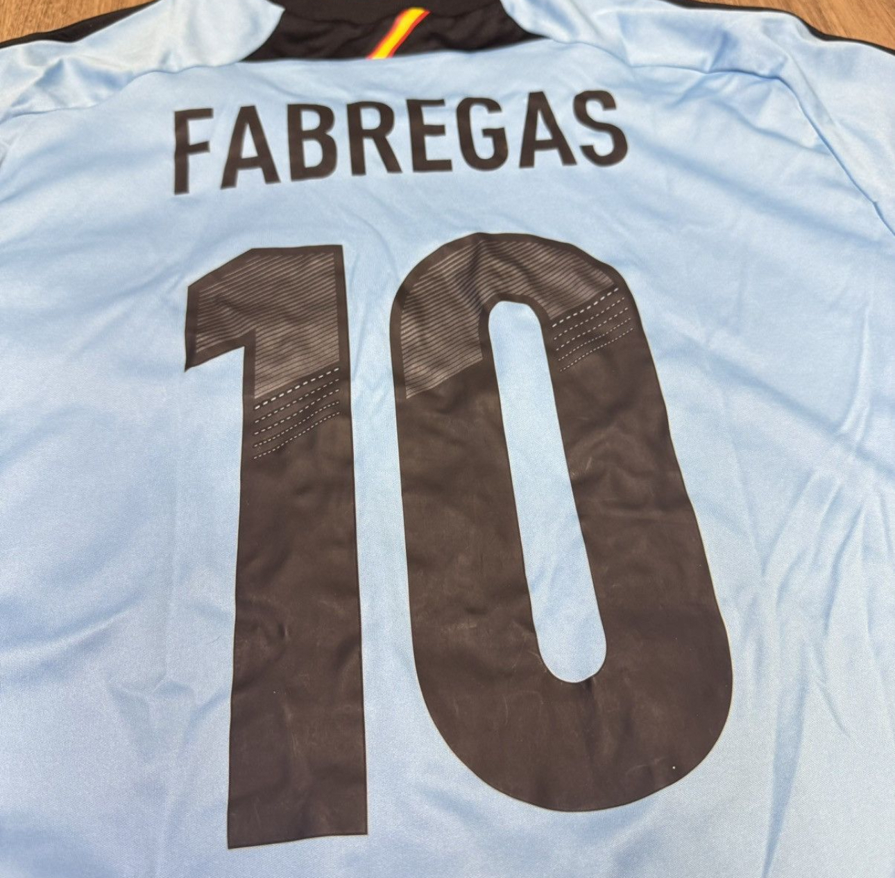 Spain 12/14 away shirt  #10 Fabregas