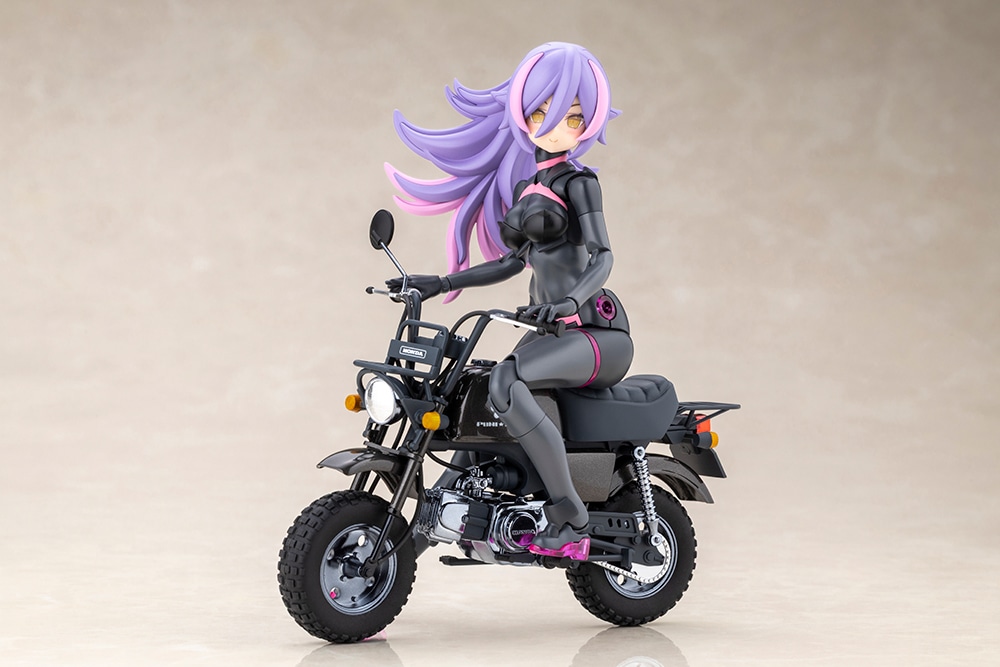 (預訂訂金 $100) (總價 $356) 壽屋 Kotobukiya Megami Device 女神裝置 PUNI MOFU RACING LANG with Honda Z50J Gorilla 模型 (KO08731) (行版) 