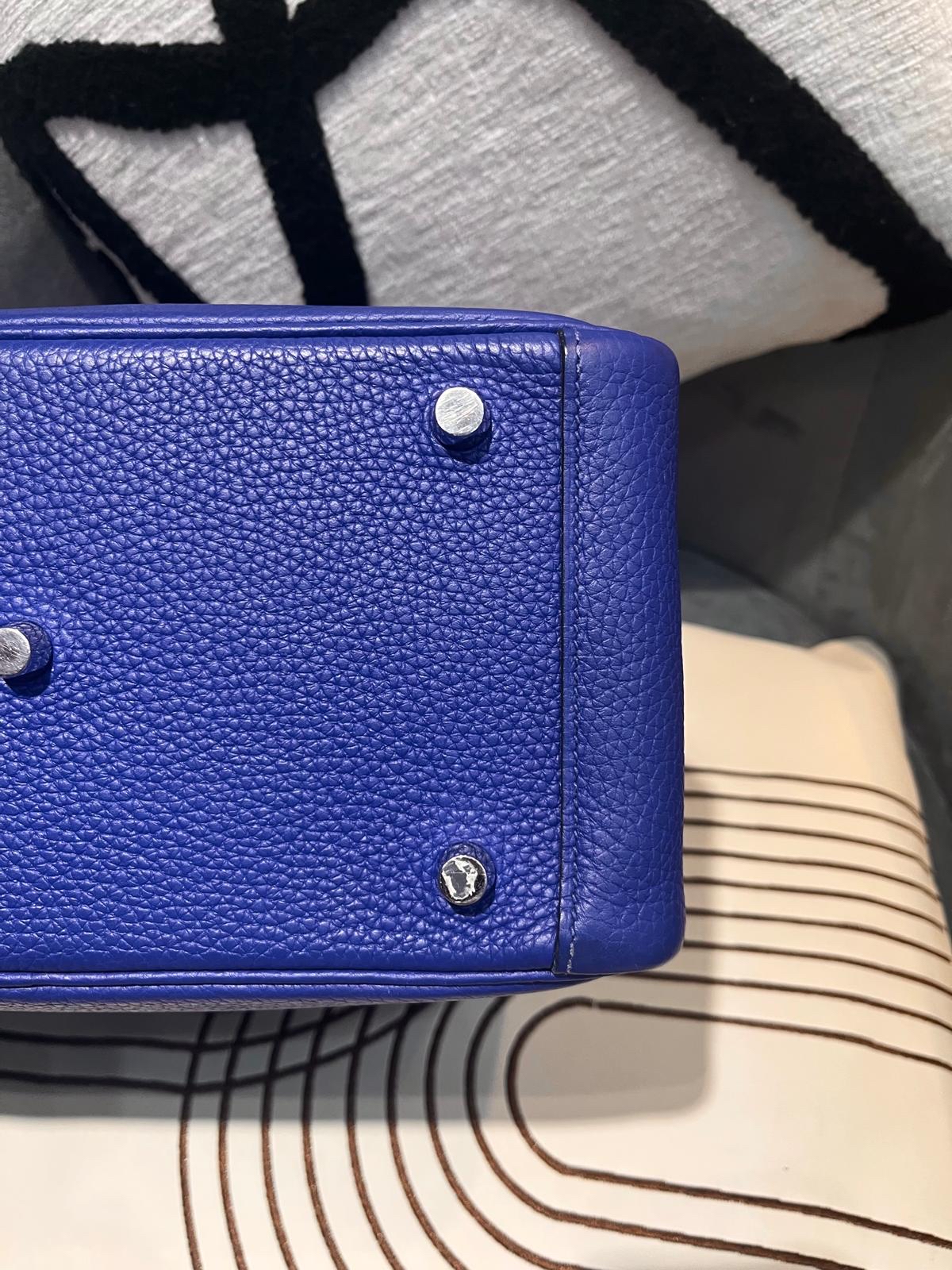 Hermes Lindy 26 Stamp A 電光藍 100%Authentic, 98%New ☑️Dust bag
