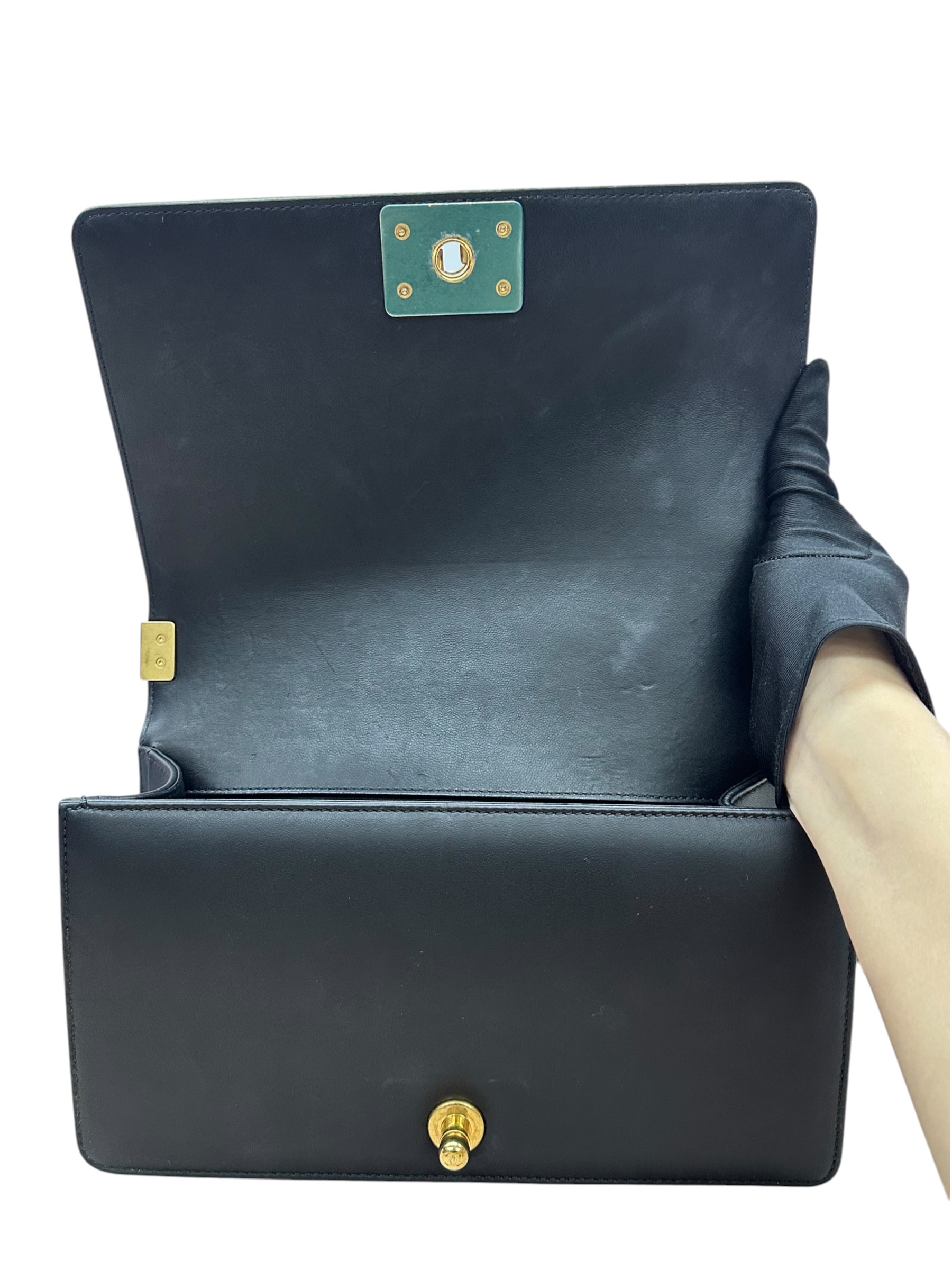 Pre-owned Chanel Boy 25 Flap Bag Lambskin / Product Code:082106