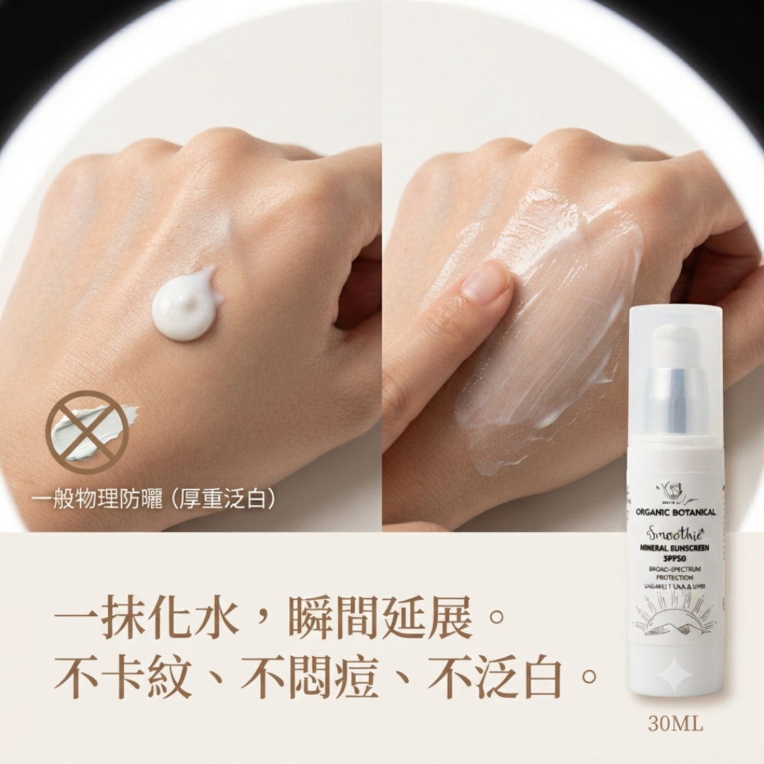 RL Breathe Out Love 有機植萃果昔物理防曬 SPF50
