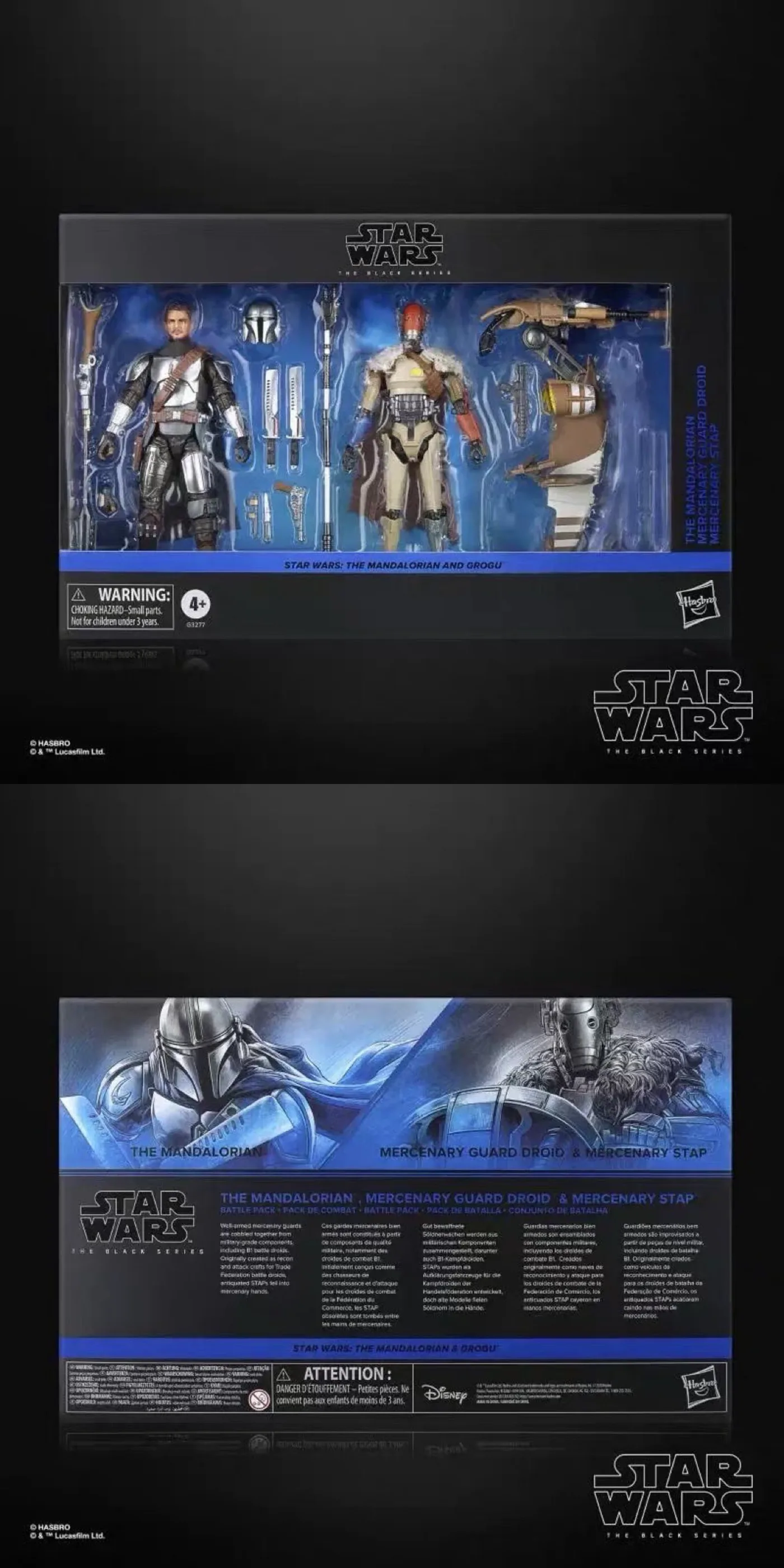 Star Wars Black Series Mandalorian And Mercenary Guard Droid With STAP